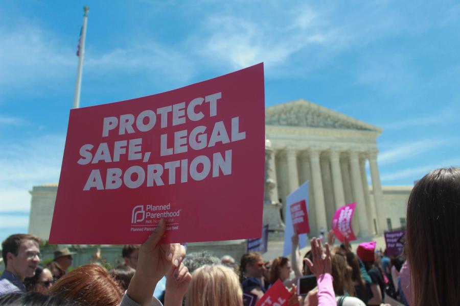 protect abortion access sign