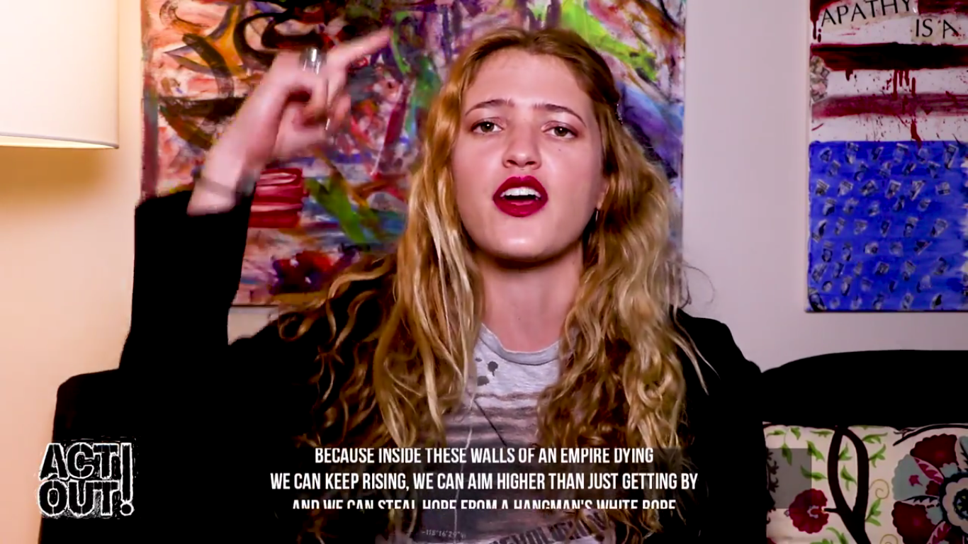 Spoken word against empire on the 4th of July