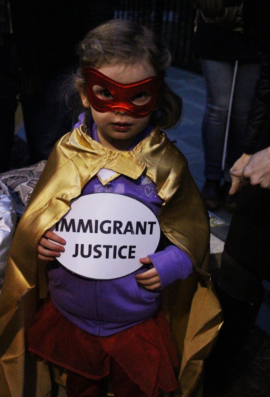 little girl immigrant rights