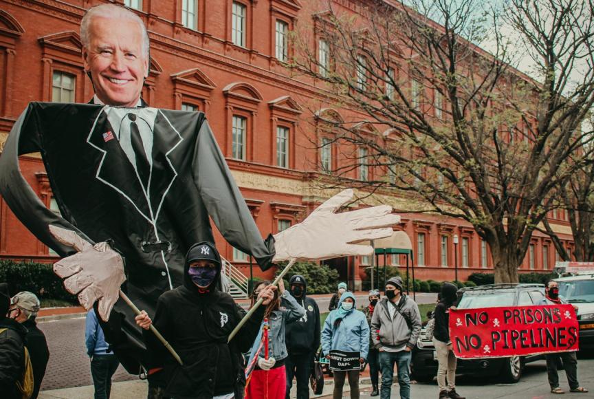no prisons no pipelines biden