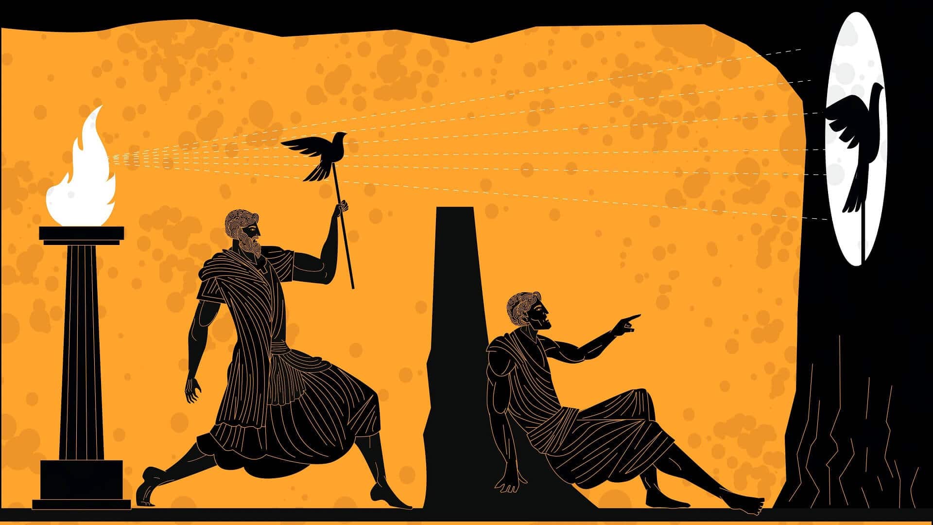 platos cave greek style