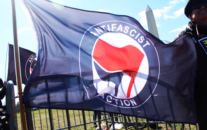 Antifa Washington Monument