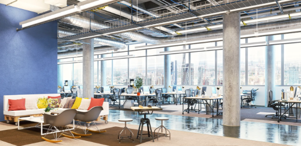 bureaux en open space