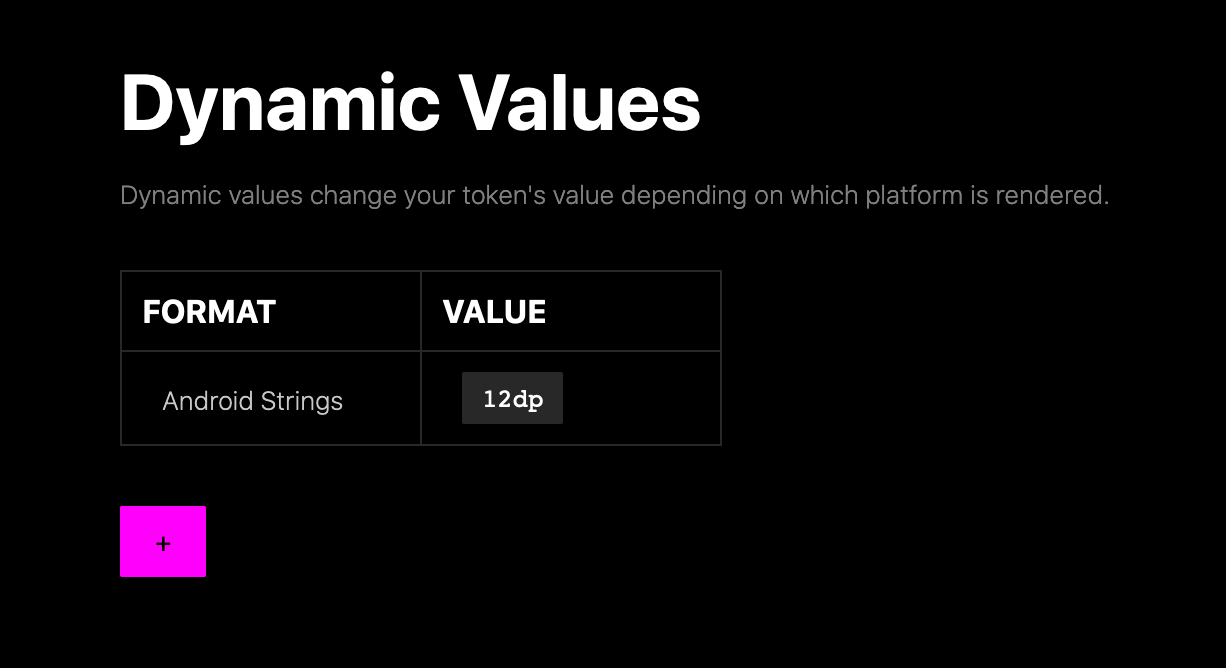 Dynamic tokens in Arcade allow the value to change depending on what platform is rendered