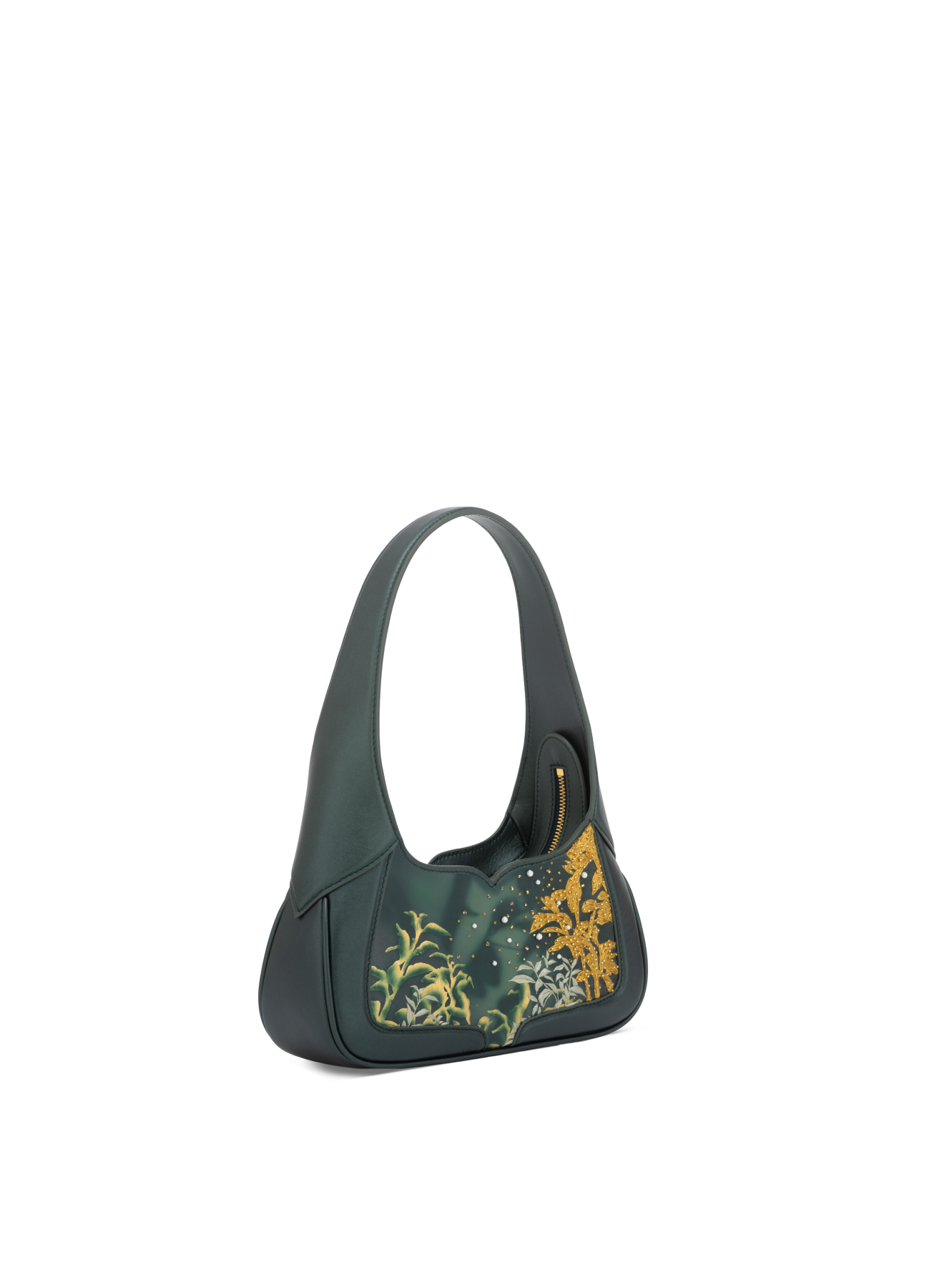 Metal Green / Smooth Italian Calf Nappa Leather