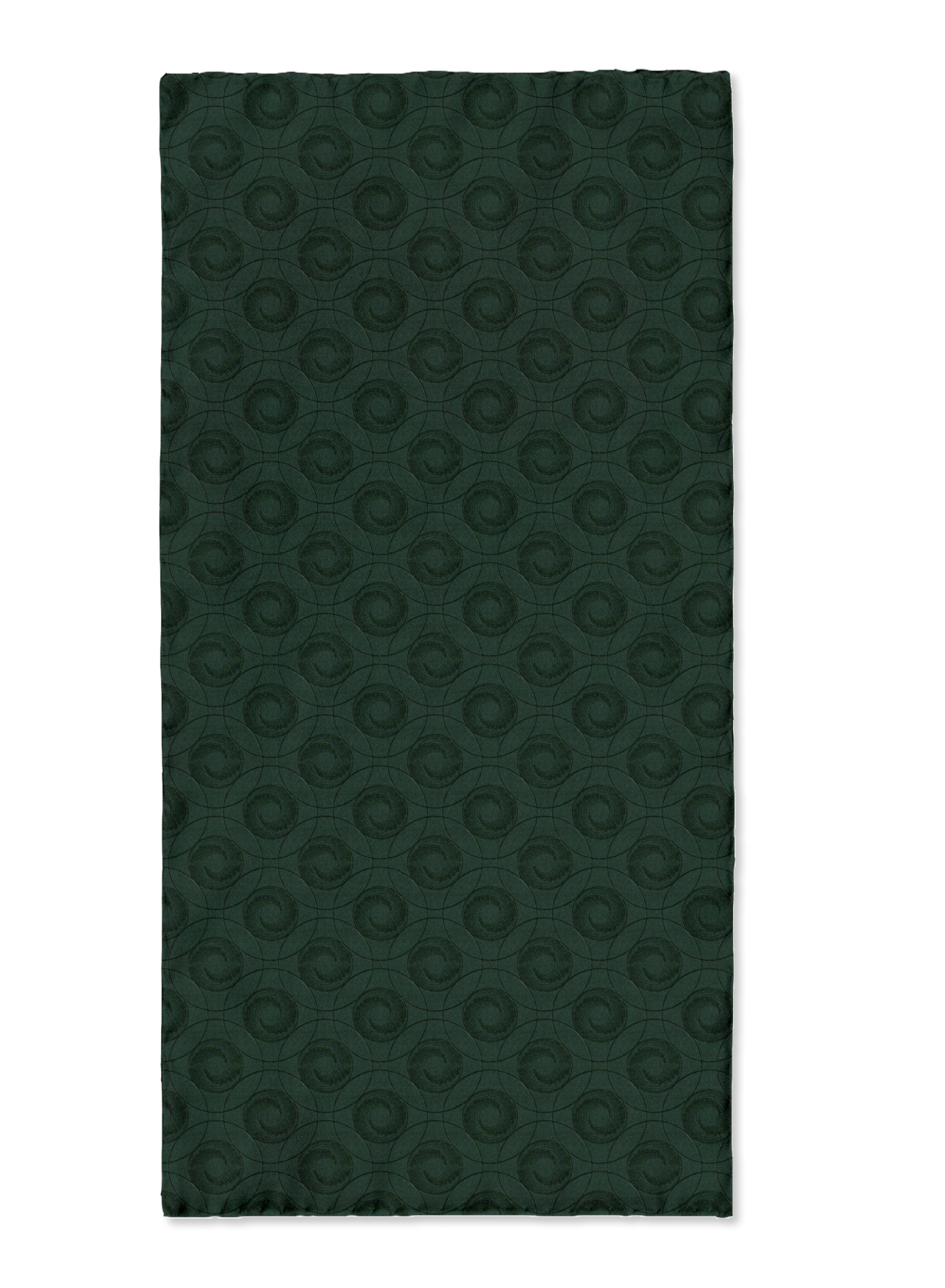 65cmsx200cms / Metal Green / 100% Silk Jacquard
