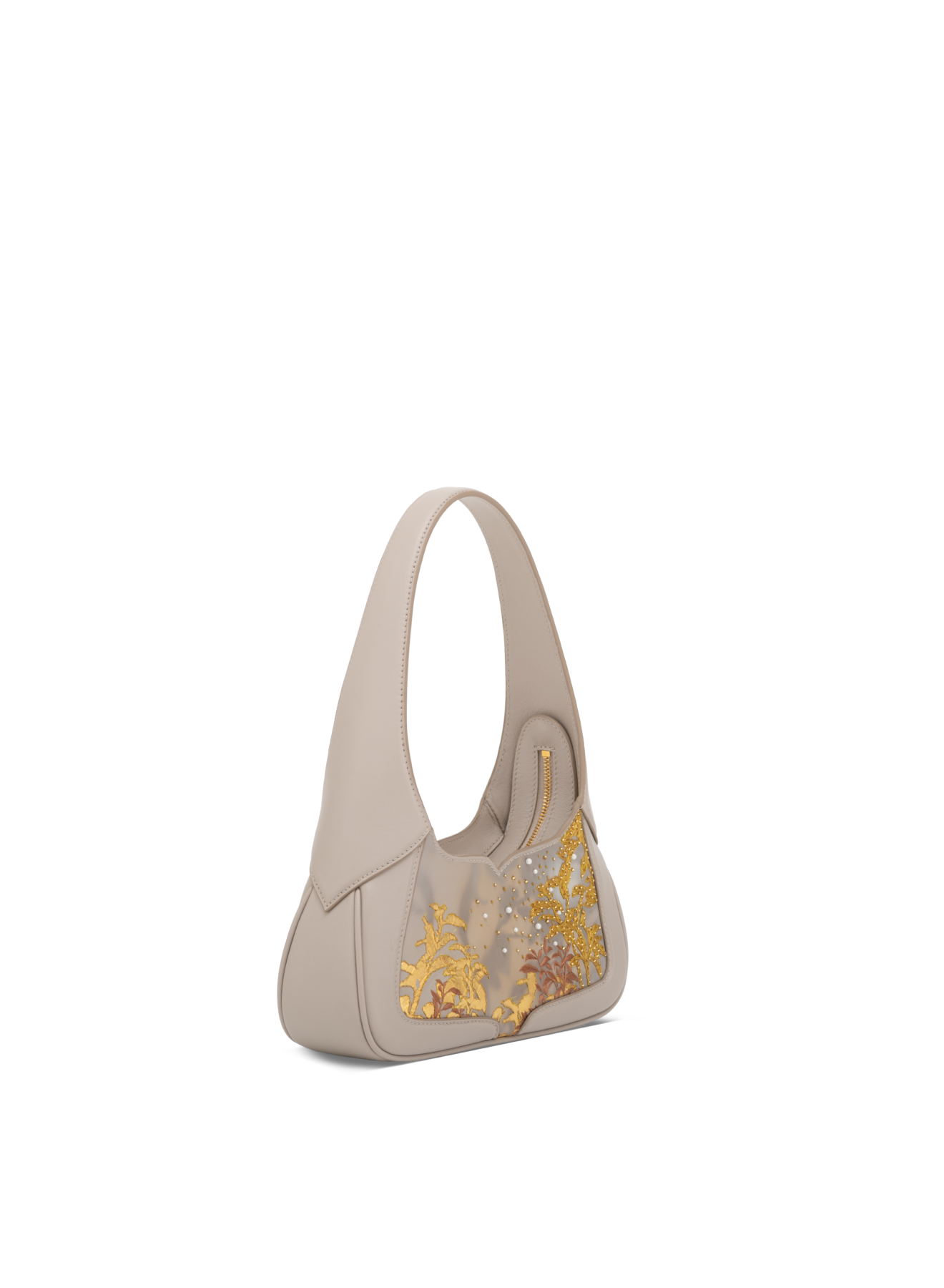 Taupe / Smooth Italian Calf Nappa Leather