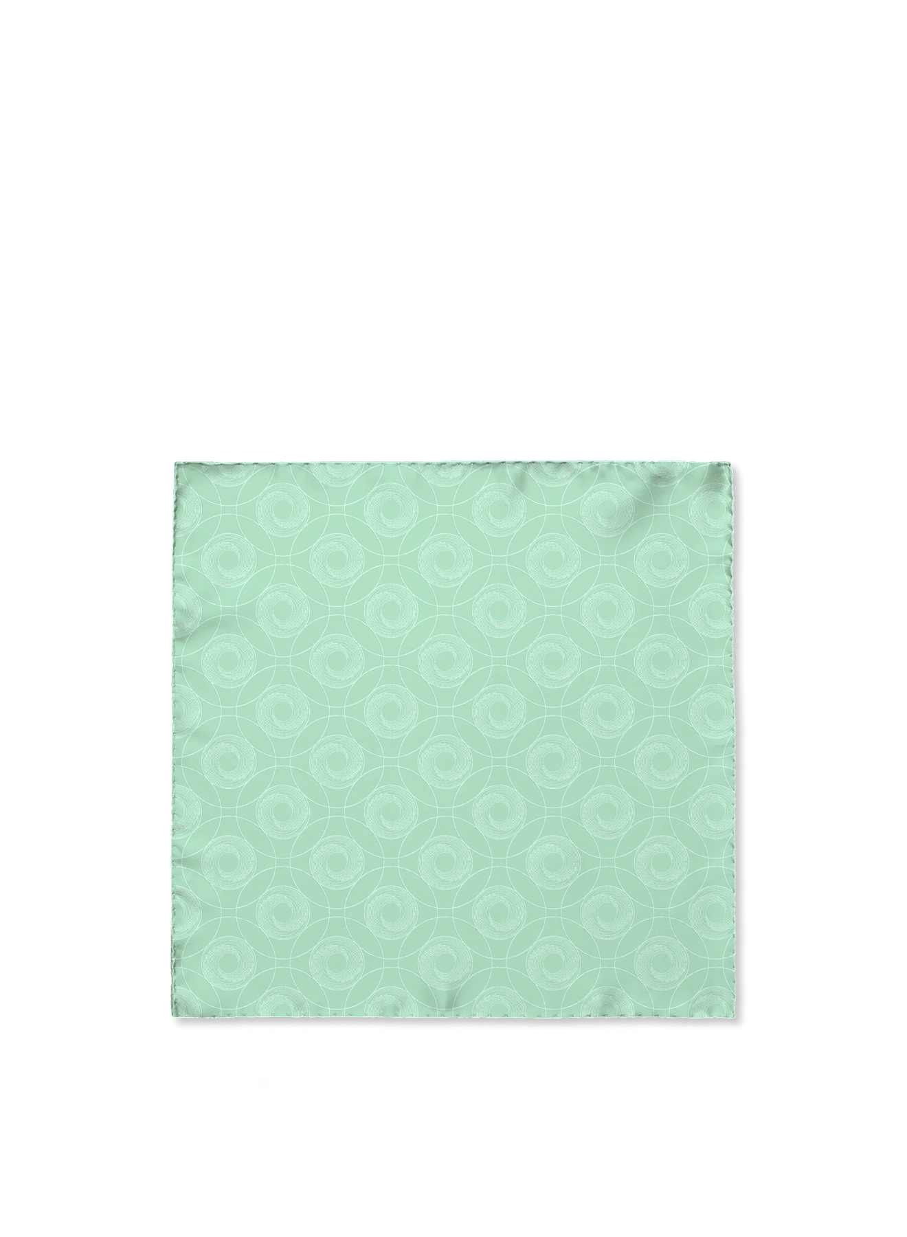 90cmsx90cms / Cool Matcha / 100% Silk Jacquard