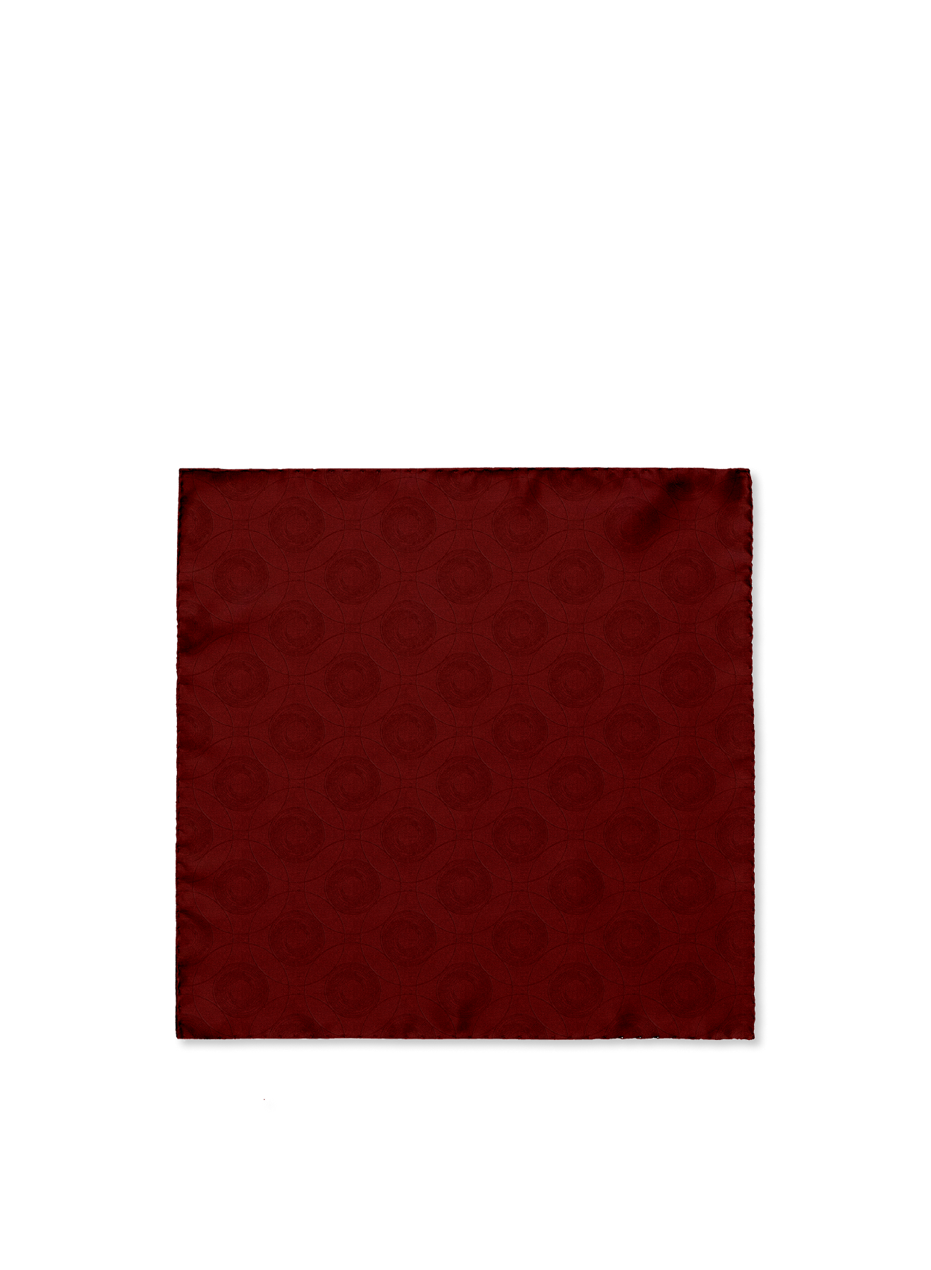 90cmsx90cms / Lava Red / 100% Silk Jacquard
