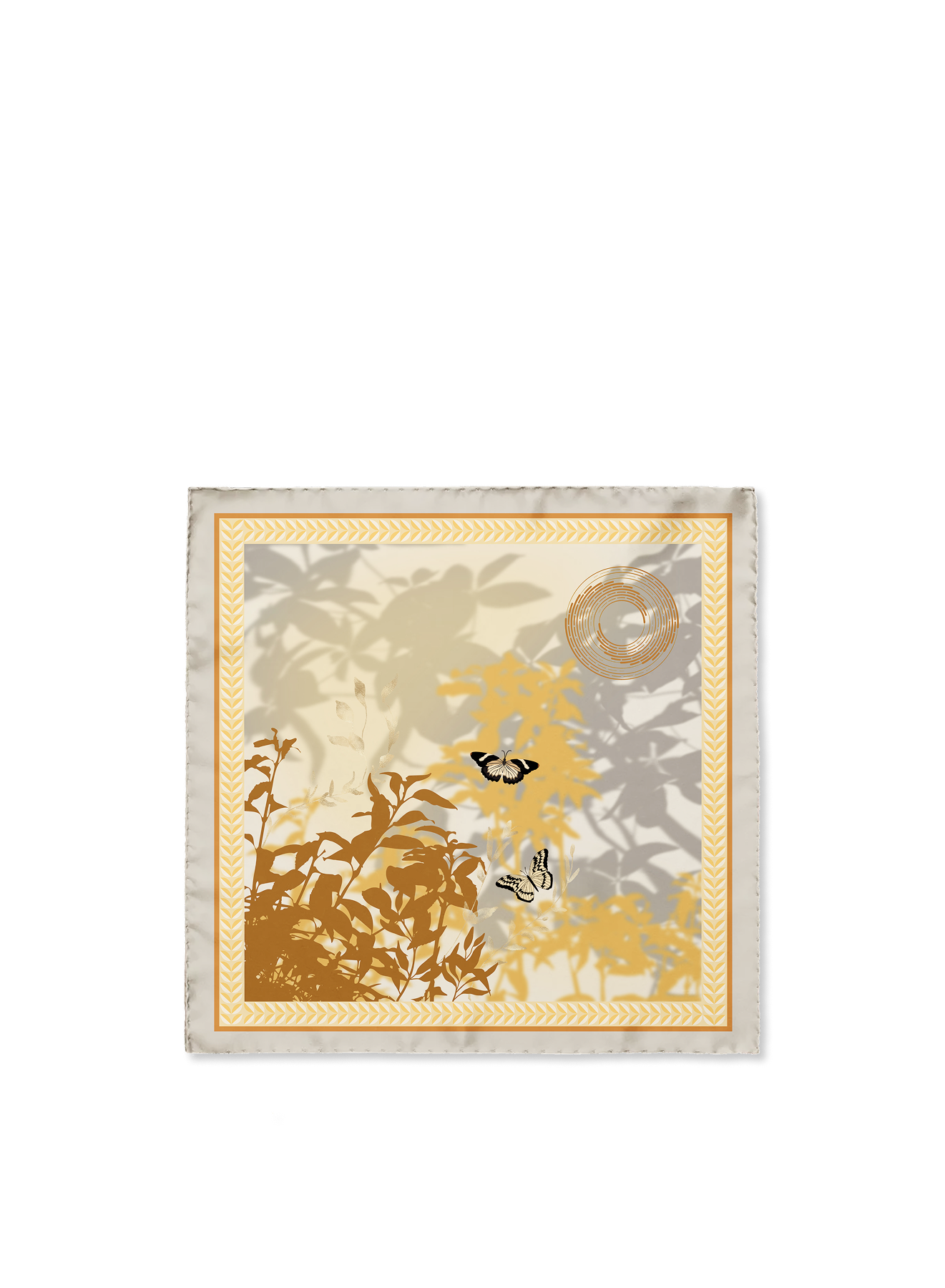 90cmsx90cms / Sand / 100%Silk Twill
