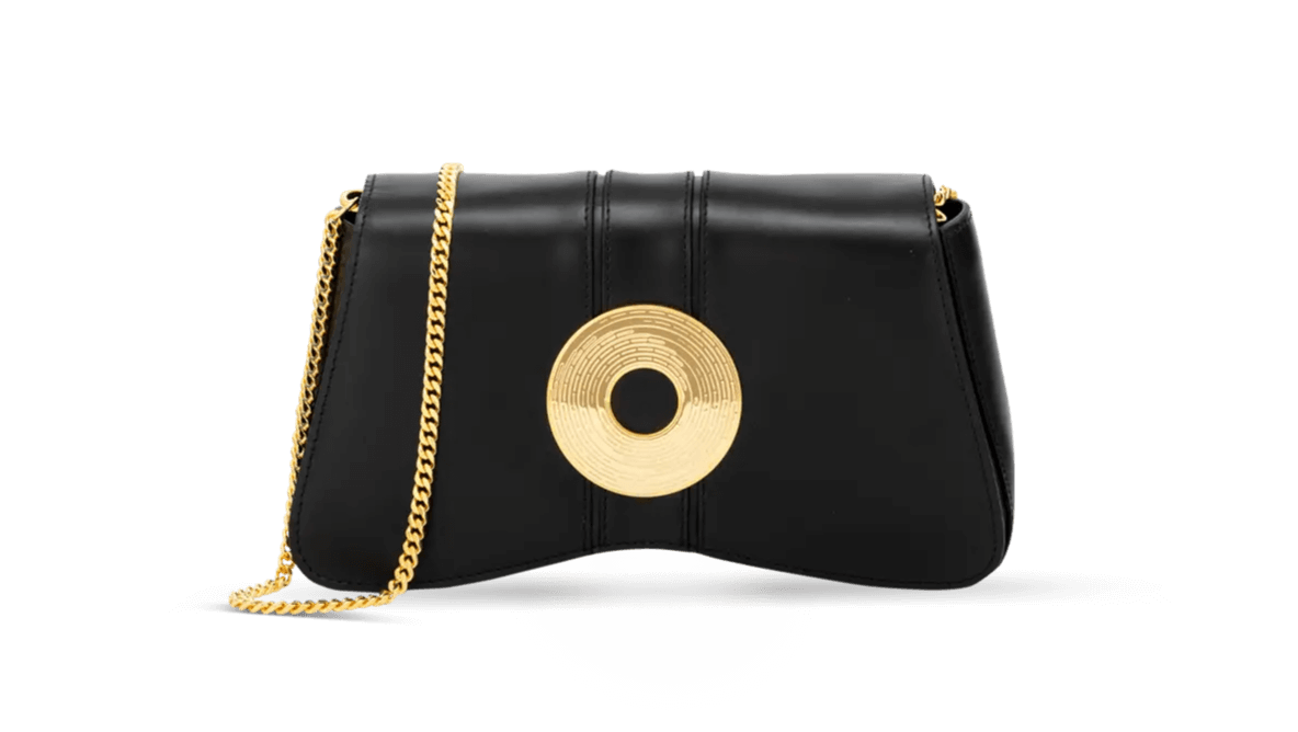 Aranyani Marquise Clutch bag in obsidian shade