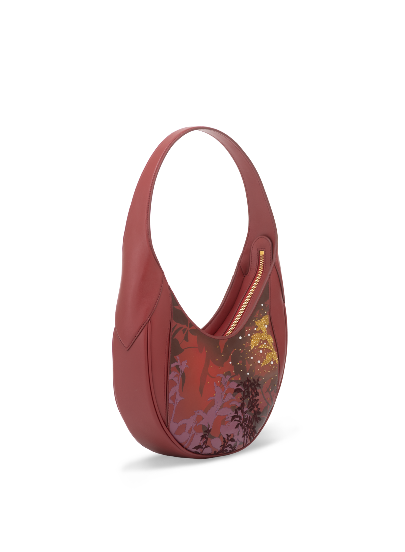 Lava Red / Smooth Italian Calf Nappa Leather