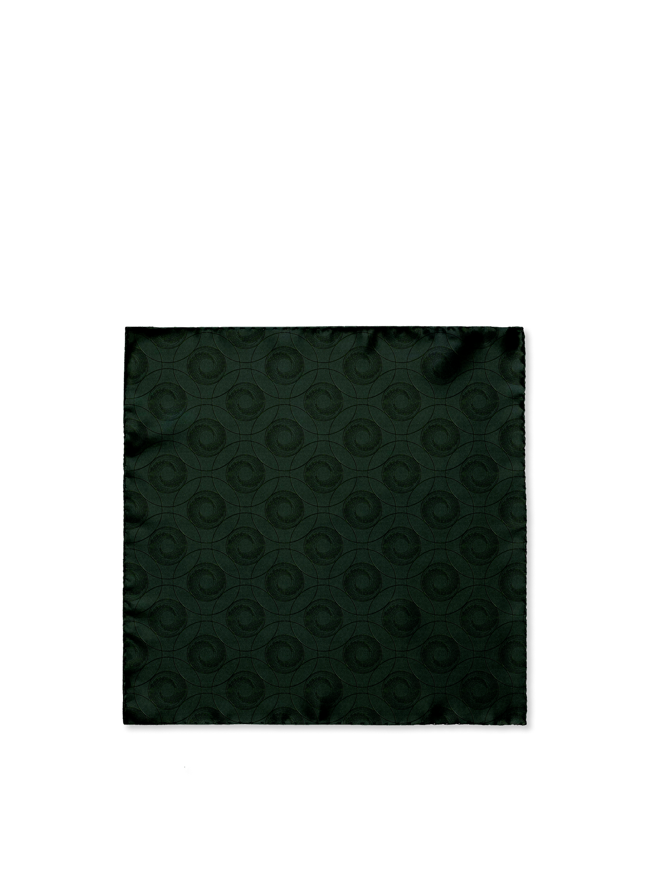 90cmsx90cms / Metal Green / 100% Silk Jacquard