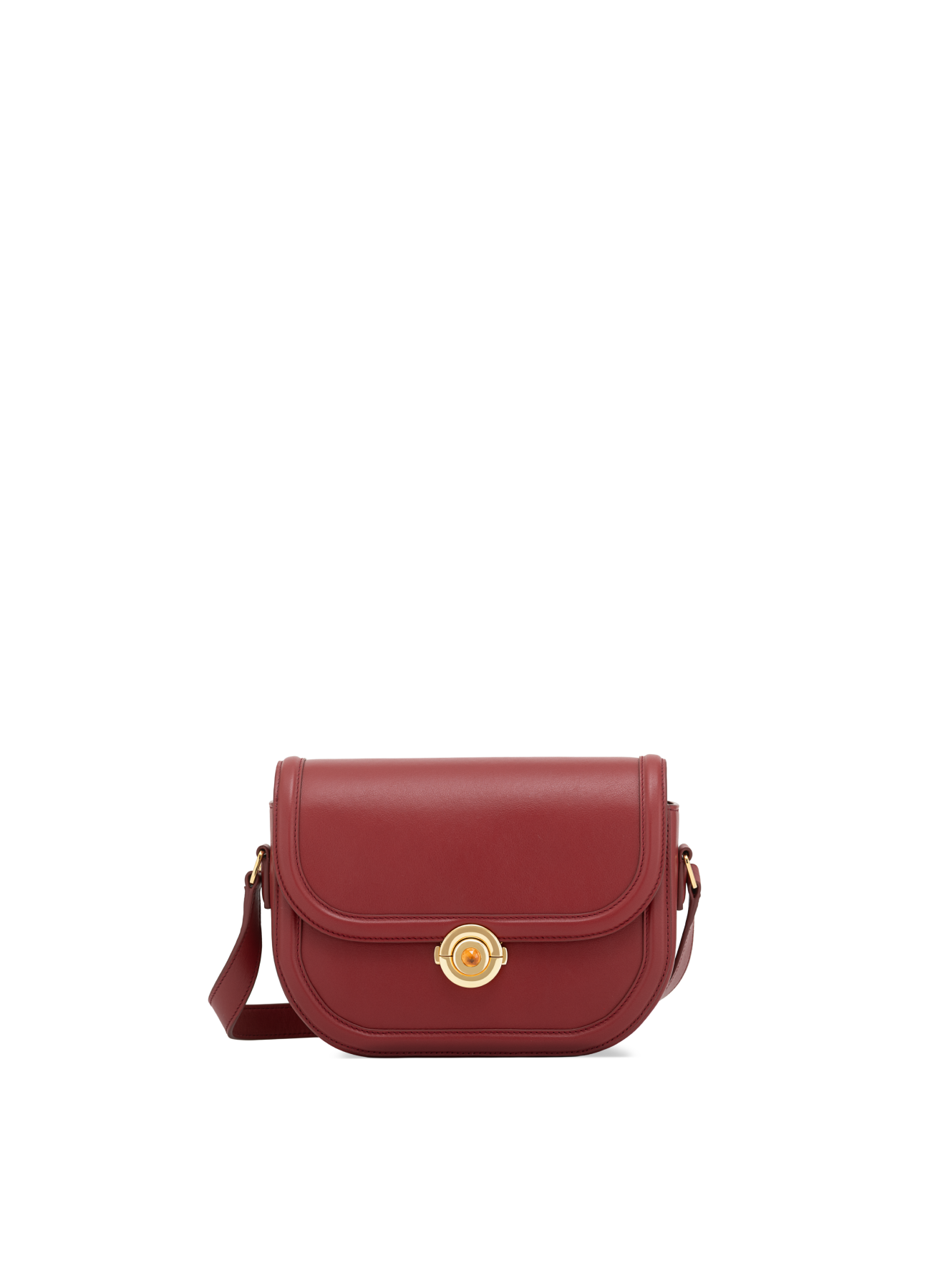 Lava Red / Smooth Italian Calf Nappa Leather