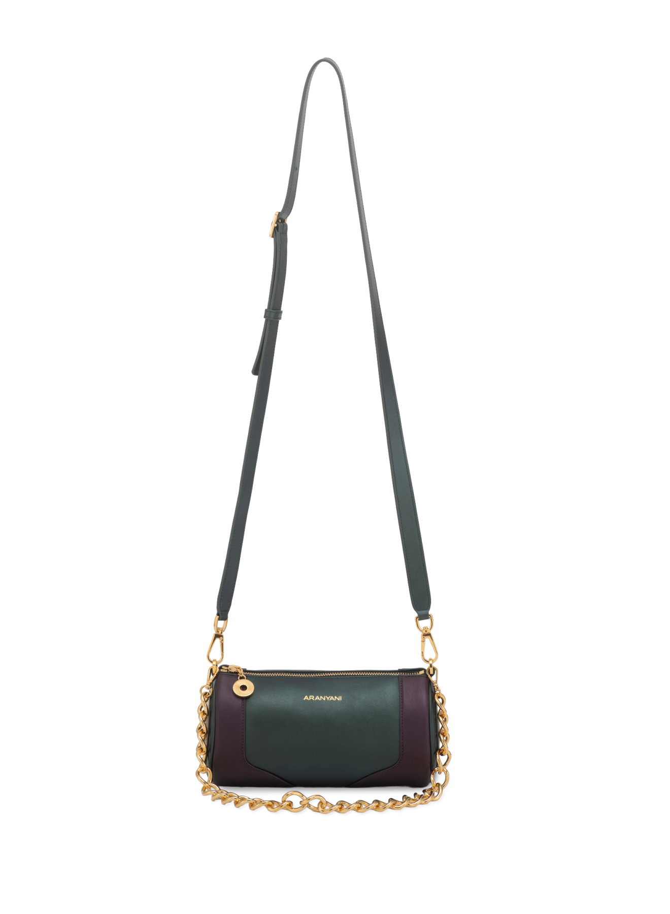 Metal Green + Metal Plum / Calf Leather