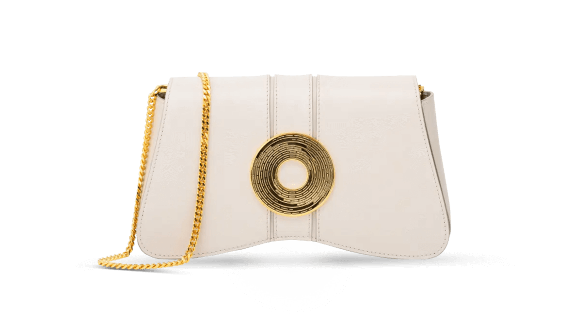 The Marquise Monogram Clutch in Sand Shade