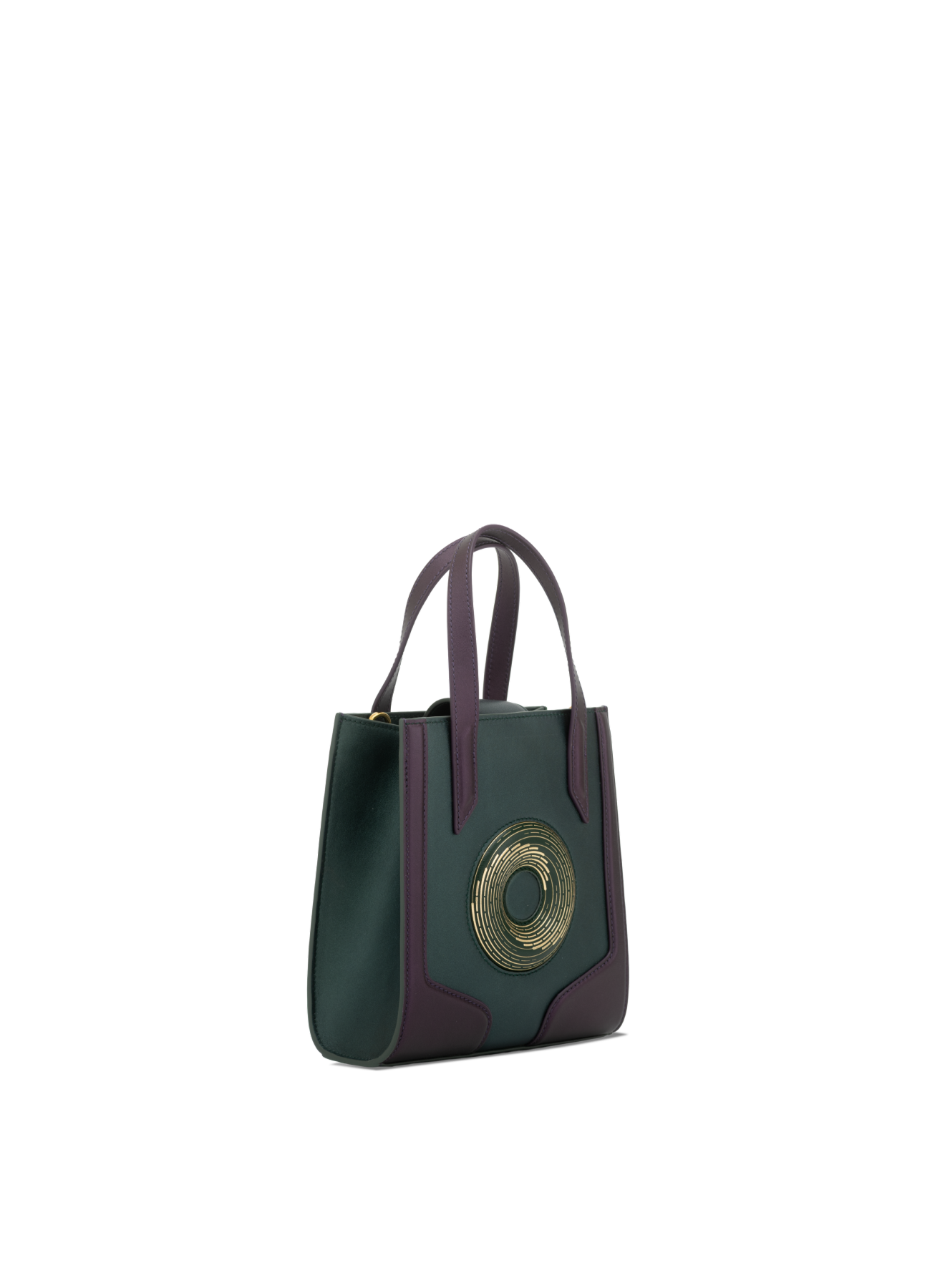 Metal Plum+ Metal Green / Smooth Italian Calf Nappa Leather