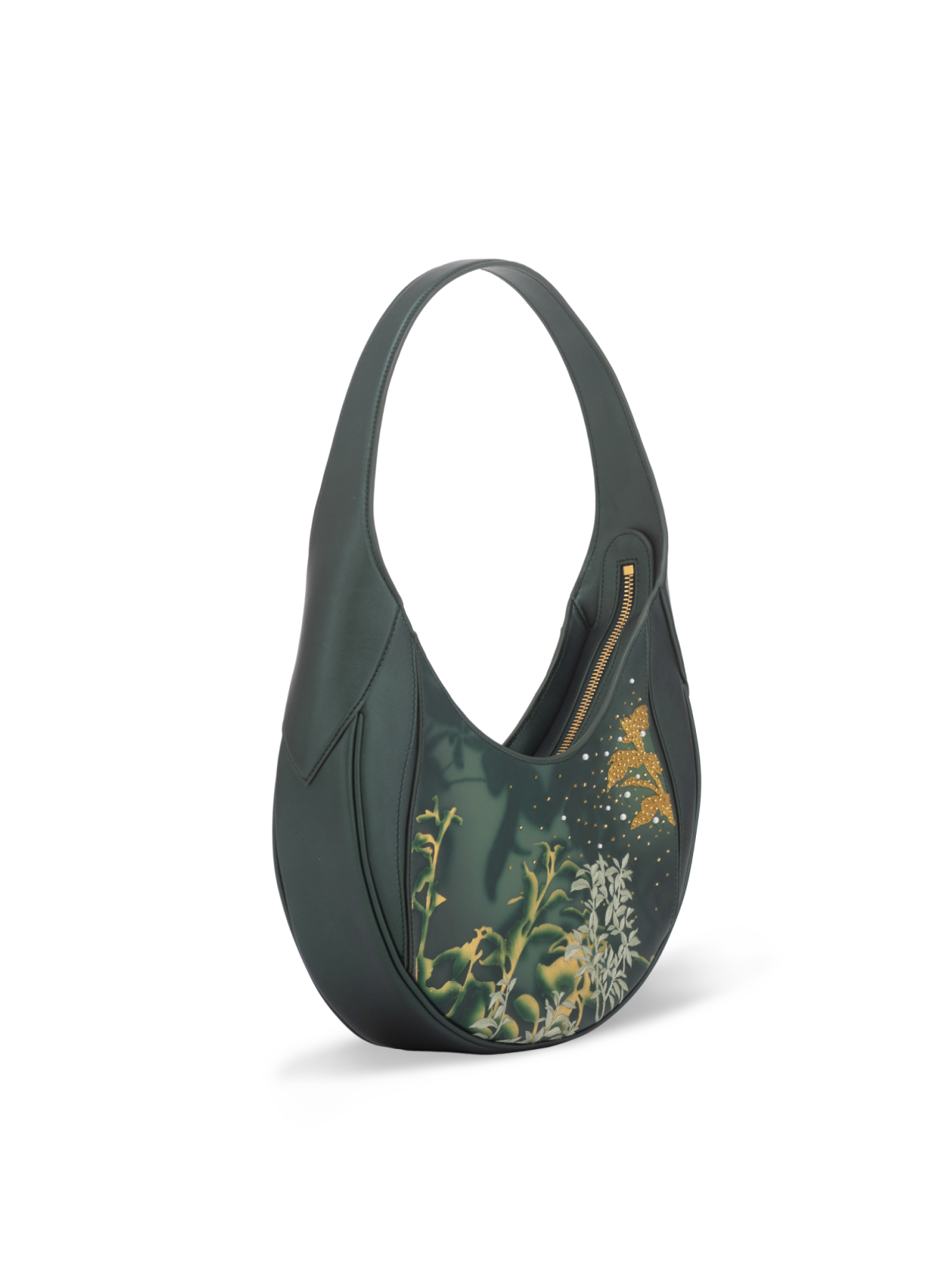 Metal Green / Smooth Italian Calf Nappa Leather
