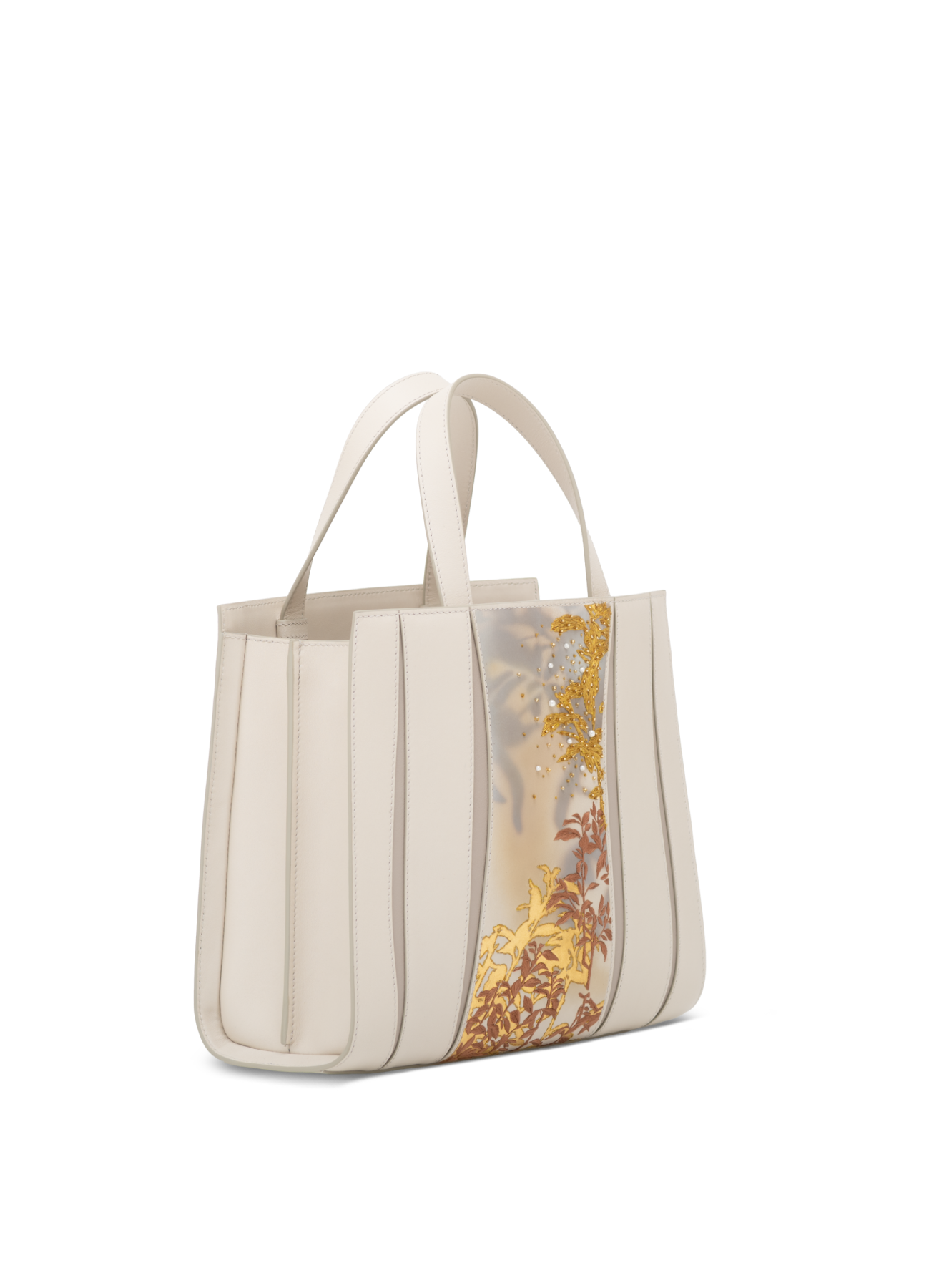 Sand+Taupe / Smooth Italian Calf Nappa Leather