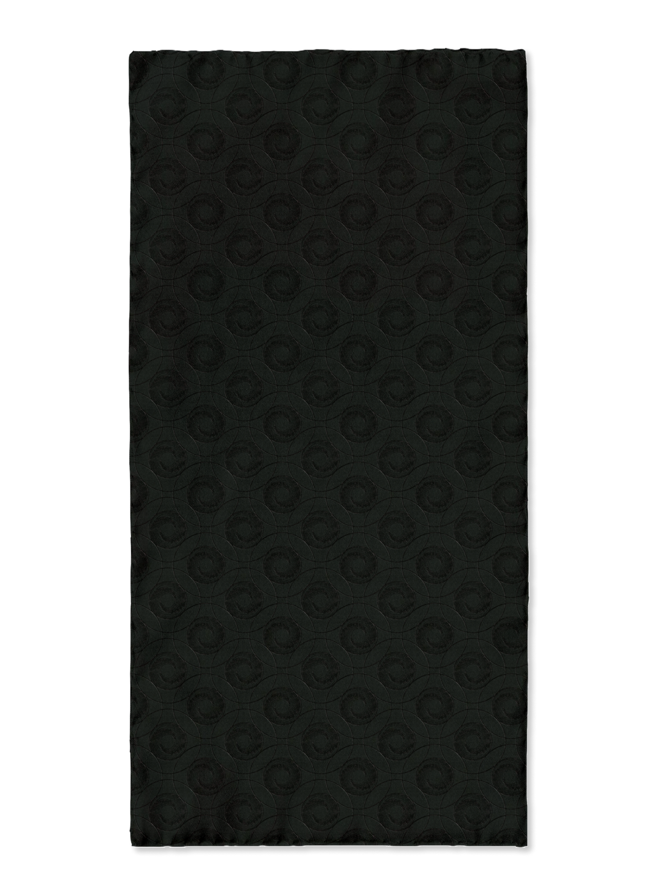 65cmsx200cms / Obsidian / 100% Silk Jacquard