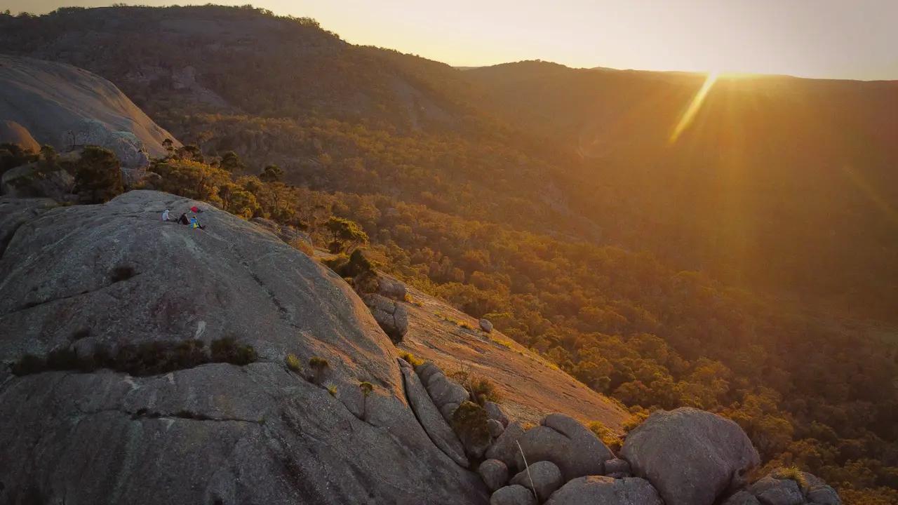 sunrise girraween the Pyramid camping hiking Queensland