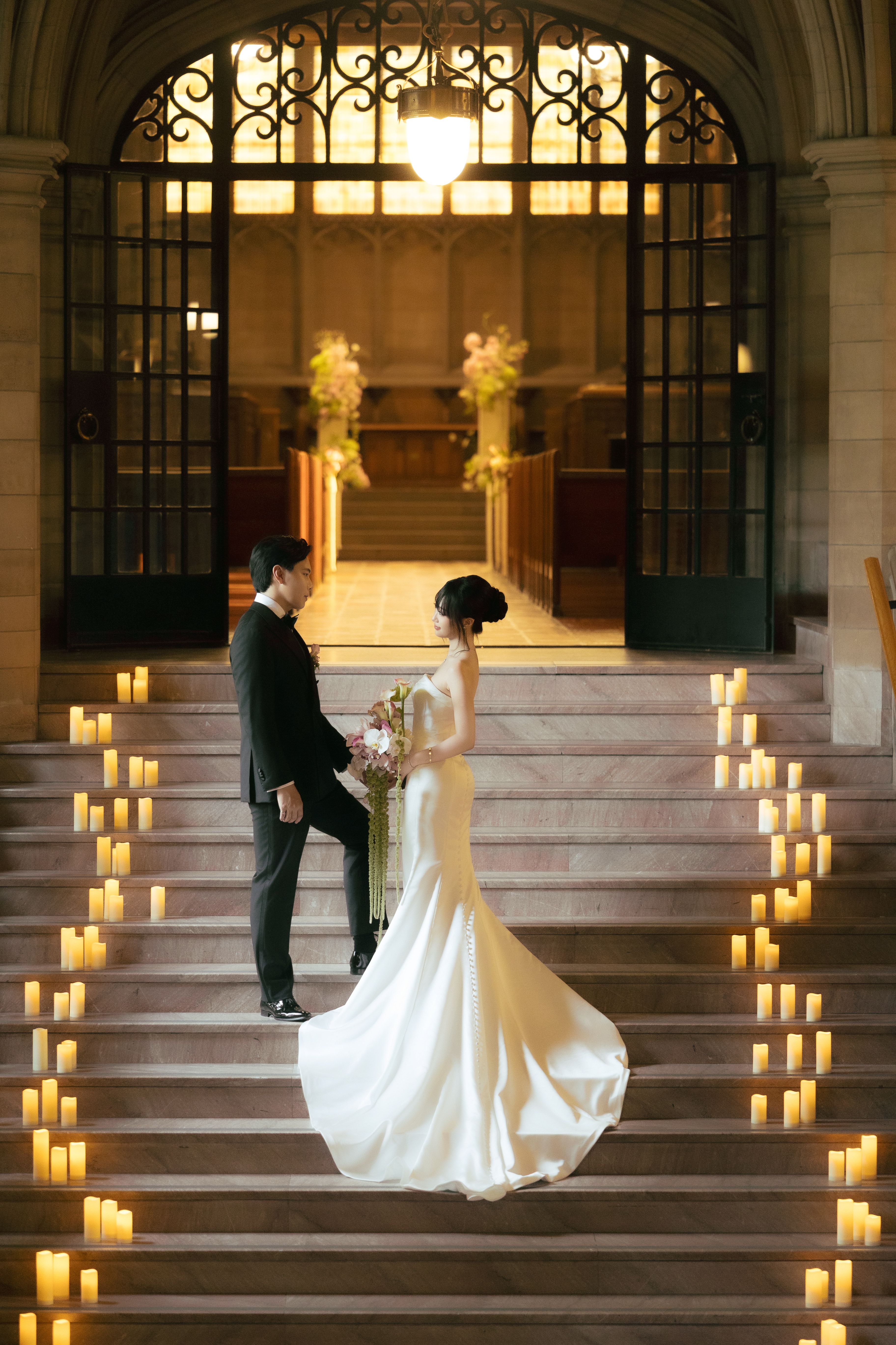 Knox College wedding photography in a University of Toronto setting