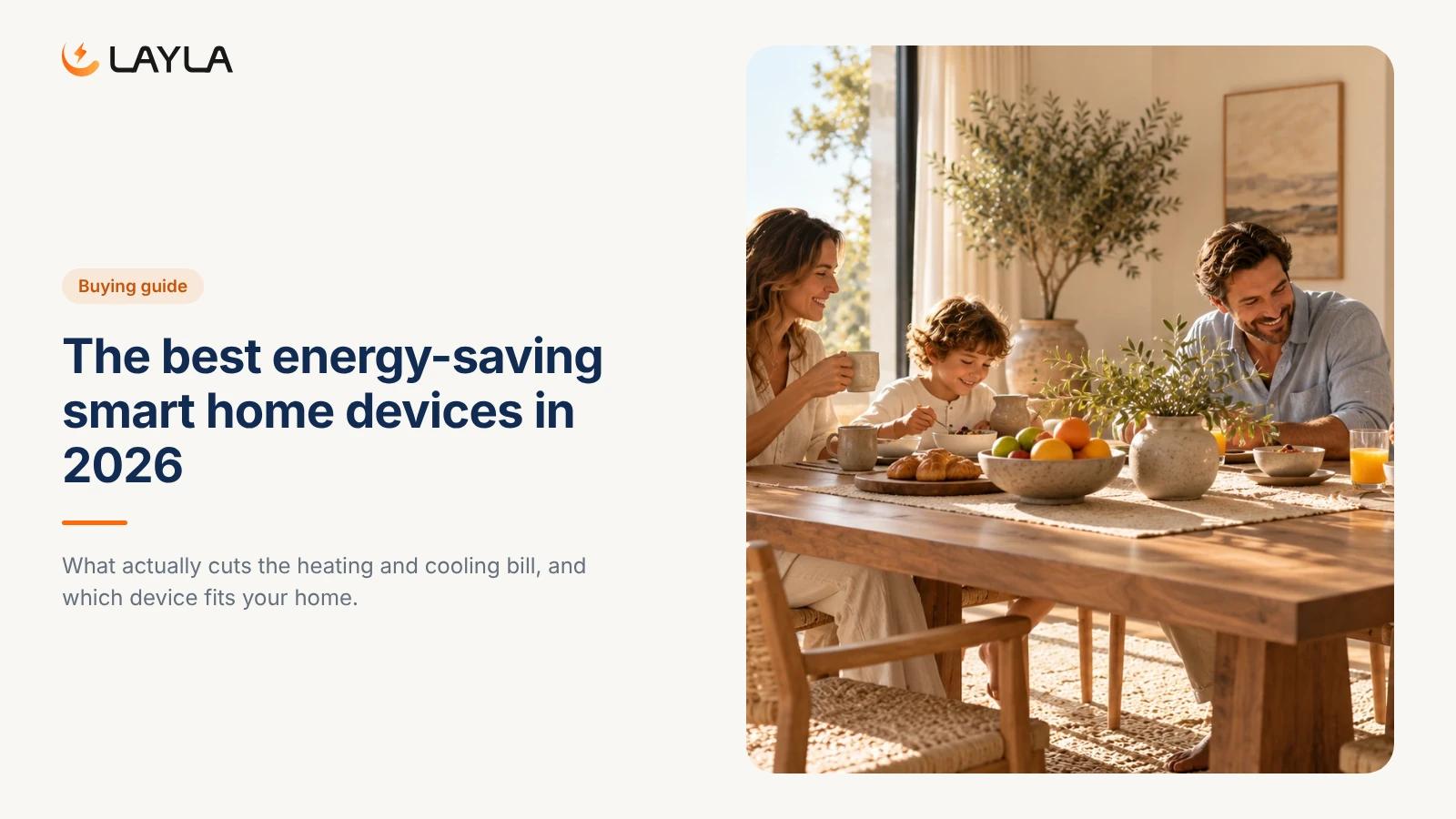 The best energy-saving smart home devices in 2026 cover