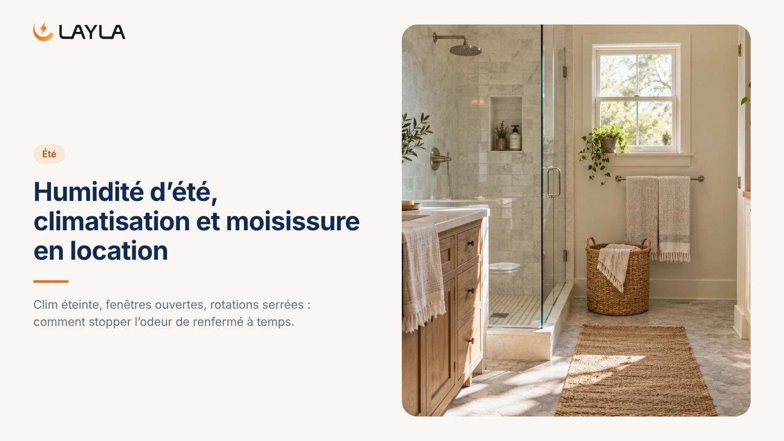 Humidité d'été, climatisation et moisissure en location cover