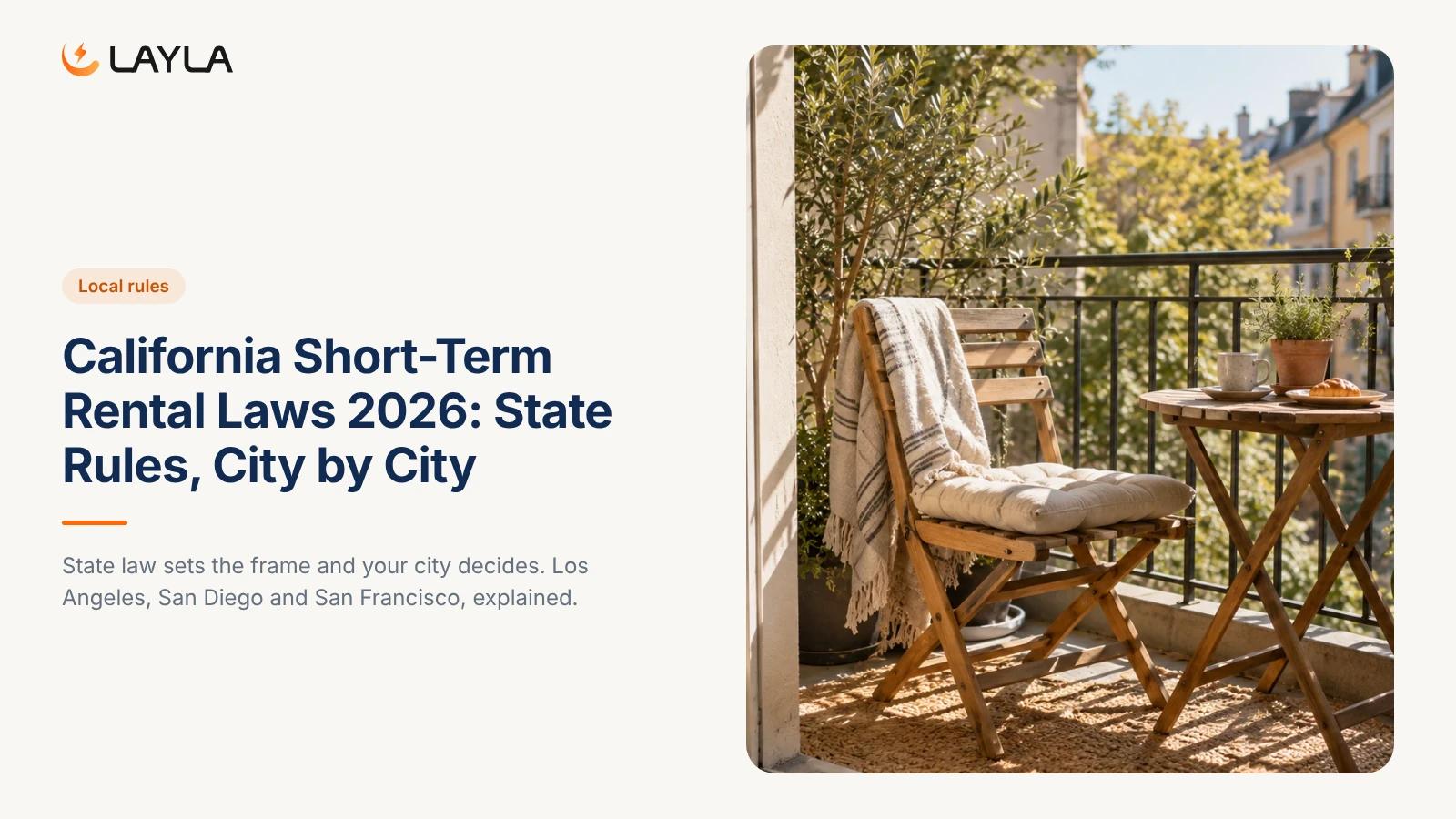 California Short-Term Rental Laws 2026: State Rules, City by City cover