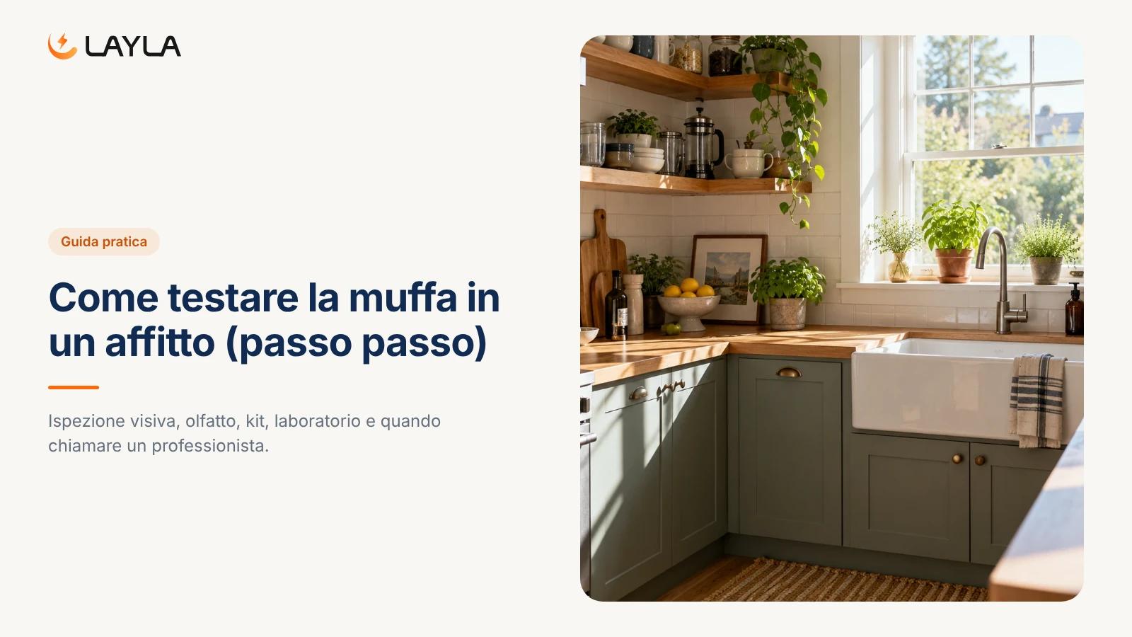 Come testare la muffa in un affitto (passo passo) cover