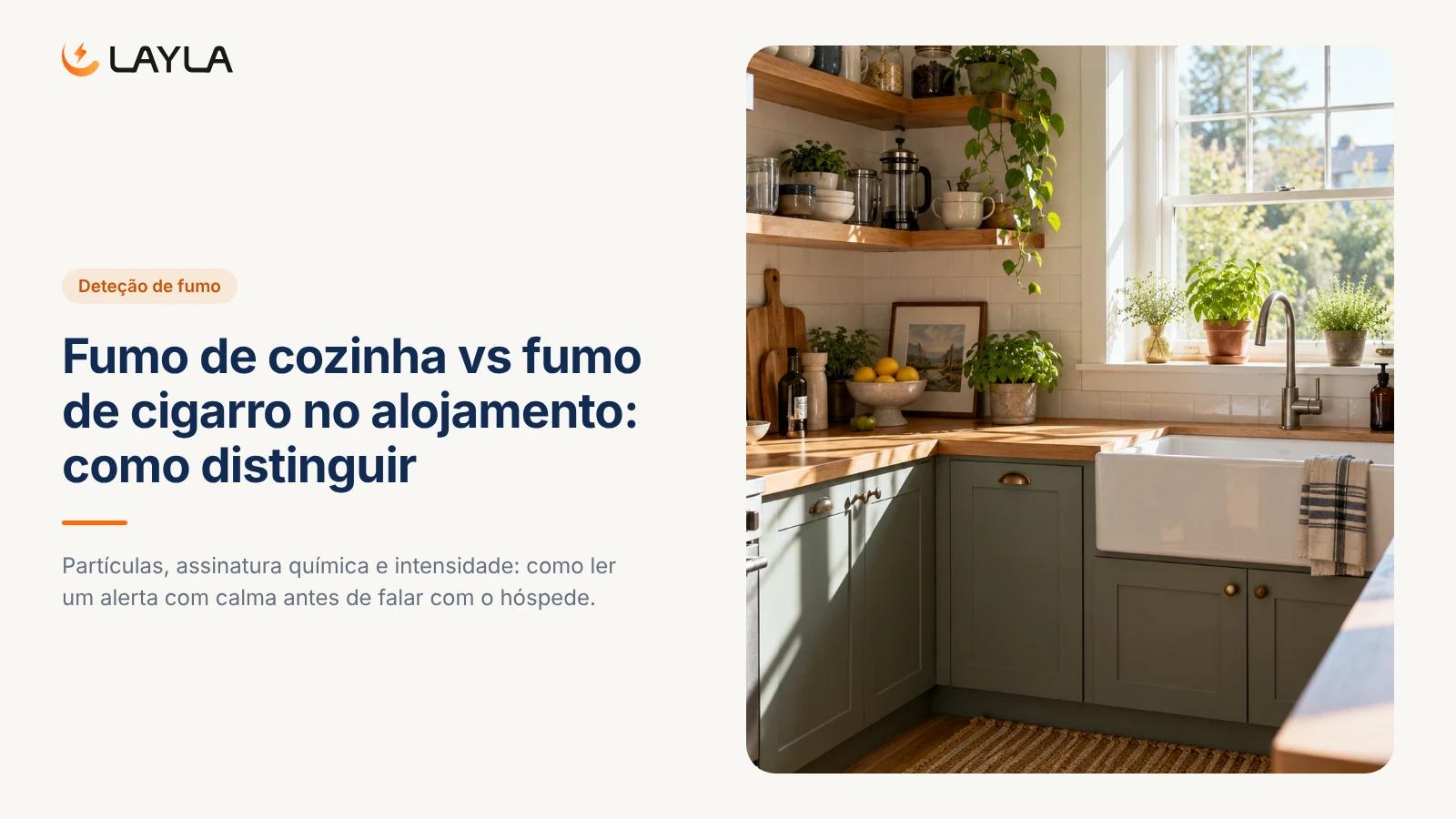 Fumo de cozinha vs fumo de cigarro no alojamento: como distinguir cover