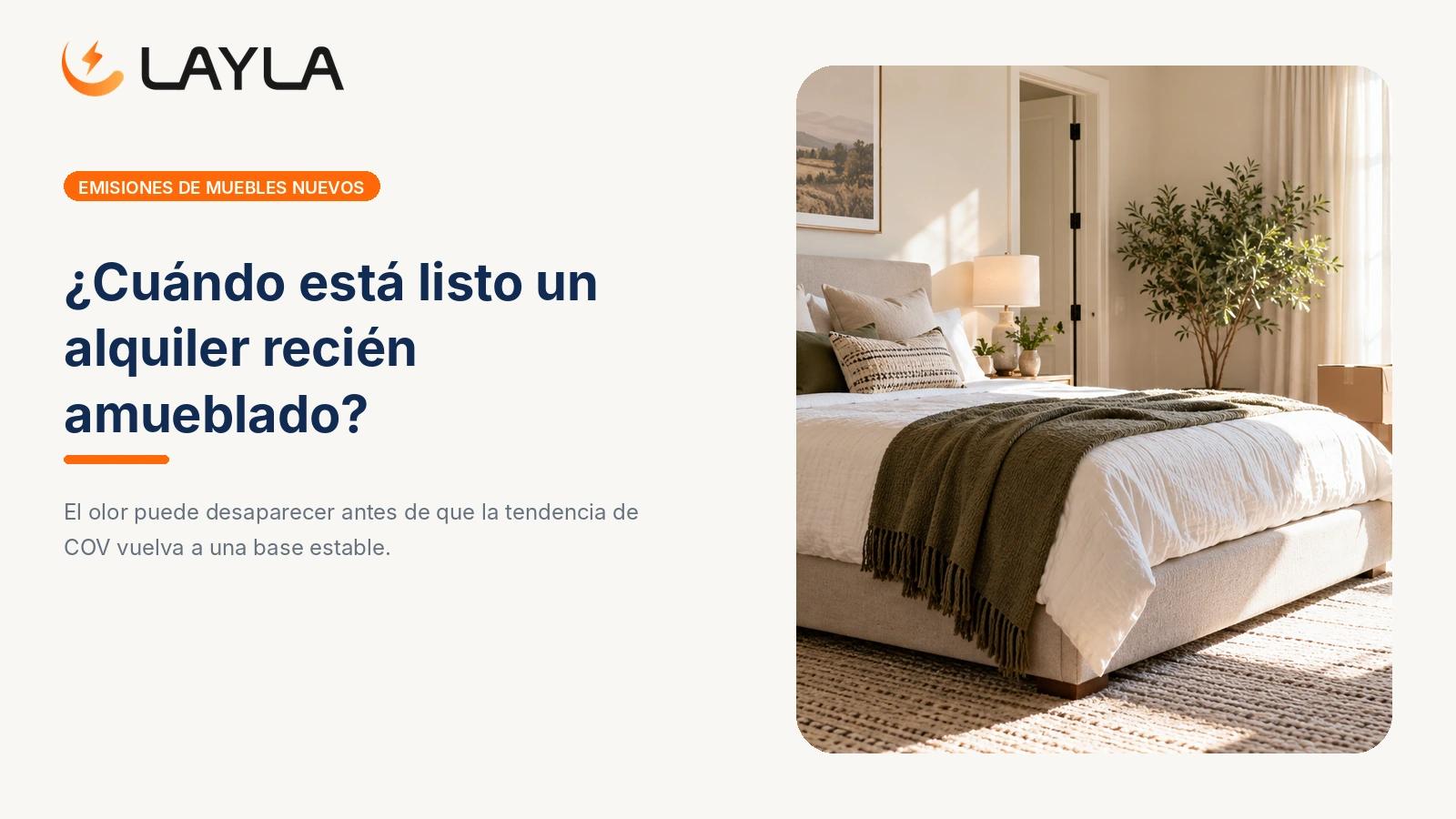 Emisiones de muebles nuevos en un alquiler: cuándo está listo cover