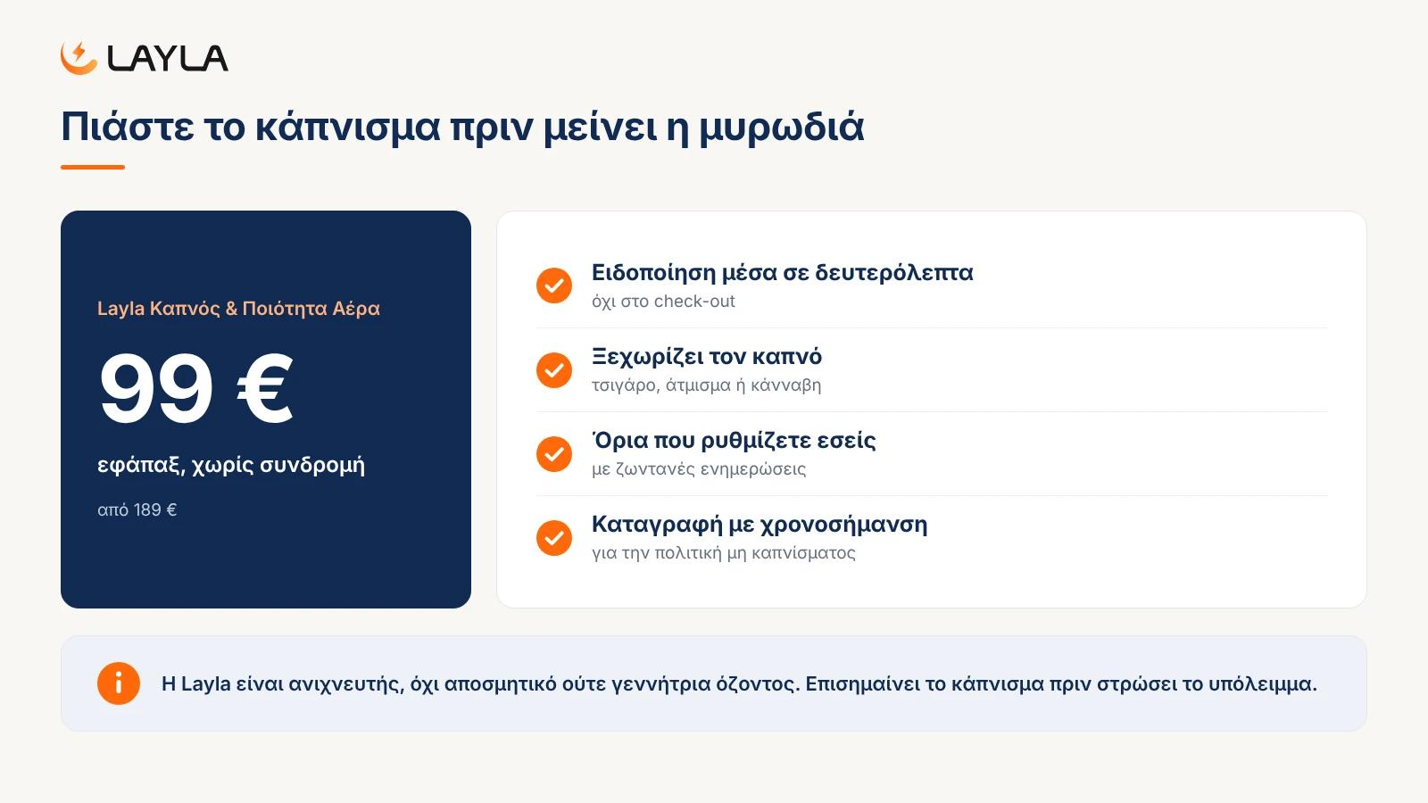 Πιάστε το κάπνισμα πριν μείνει η μυρωδιά