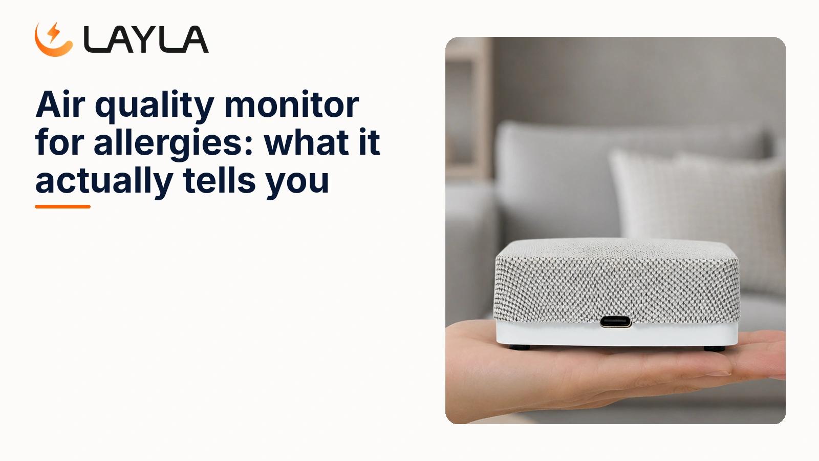 Air quality monitor for allergies: what it actually tells you cover