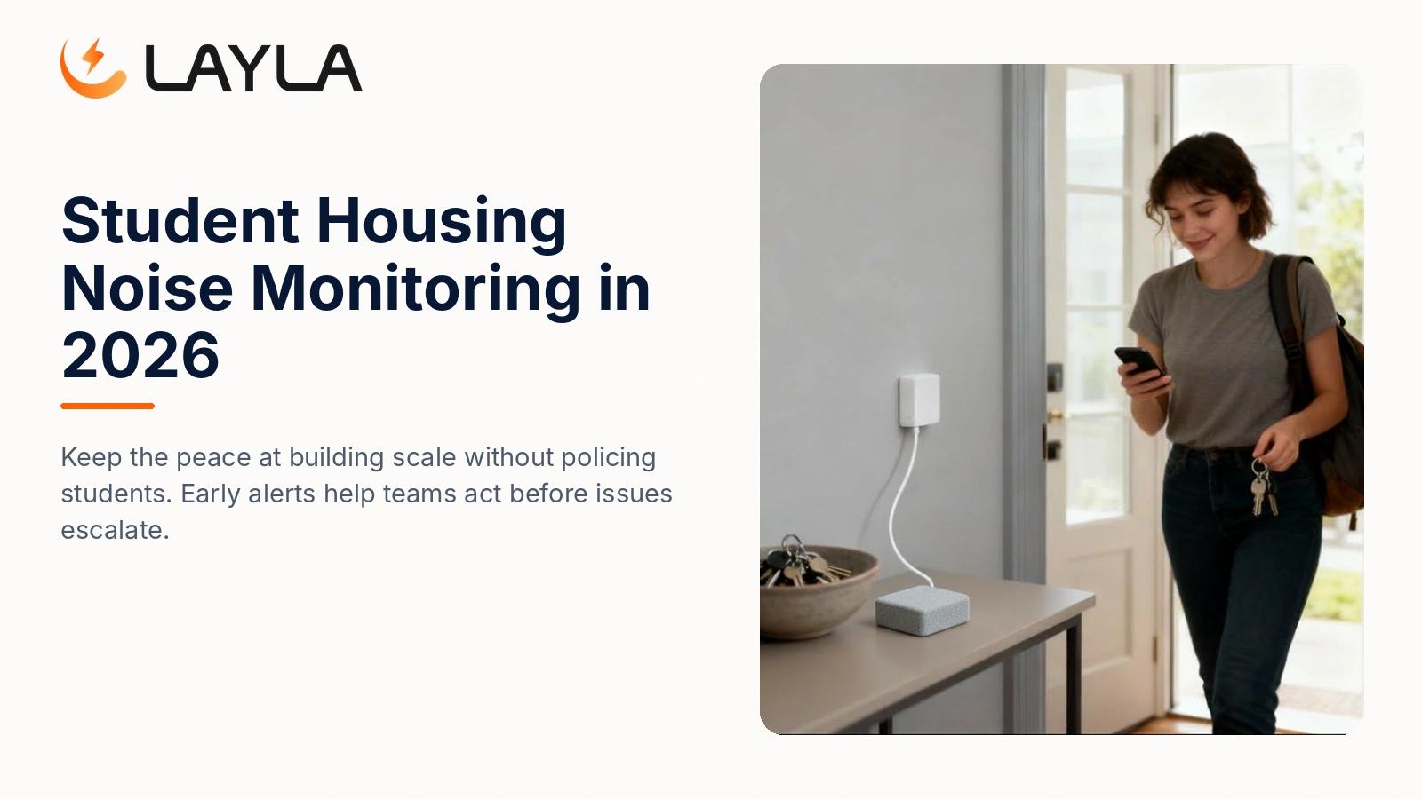 Noise Monitoring for Student Housing in 2026: Keeping the Peace at Building Scale cover