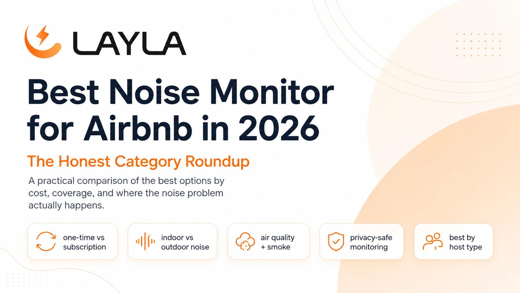 Best Noise Monitor for Airbnb in 2026: The Honest Category Roundup cover