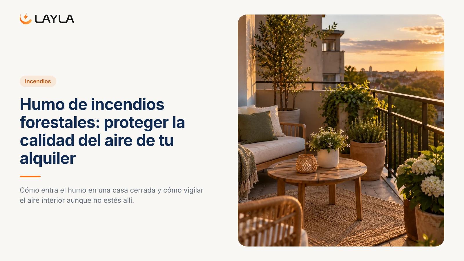 Humo de incendios forestales: proteger la calidad del aire de tu alquiler cover