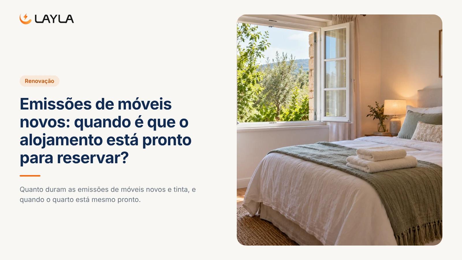 Emissões de móveis novos: quando é que o alojamento está pronto para reservar? cover