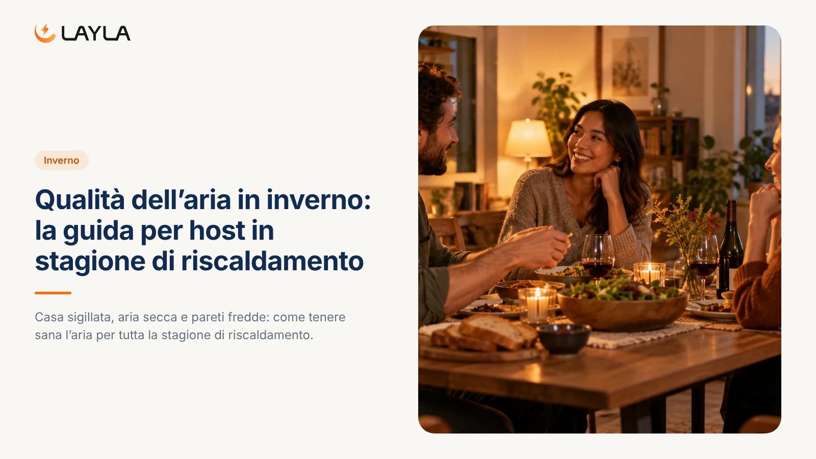 Qualità dell'aria in inverno: la guida per host in stagione di riscaldamento cover