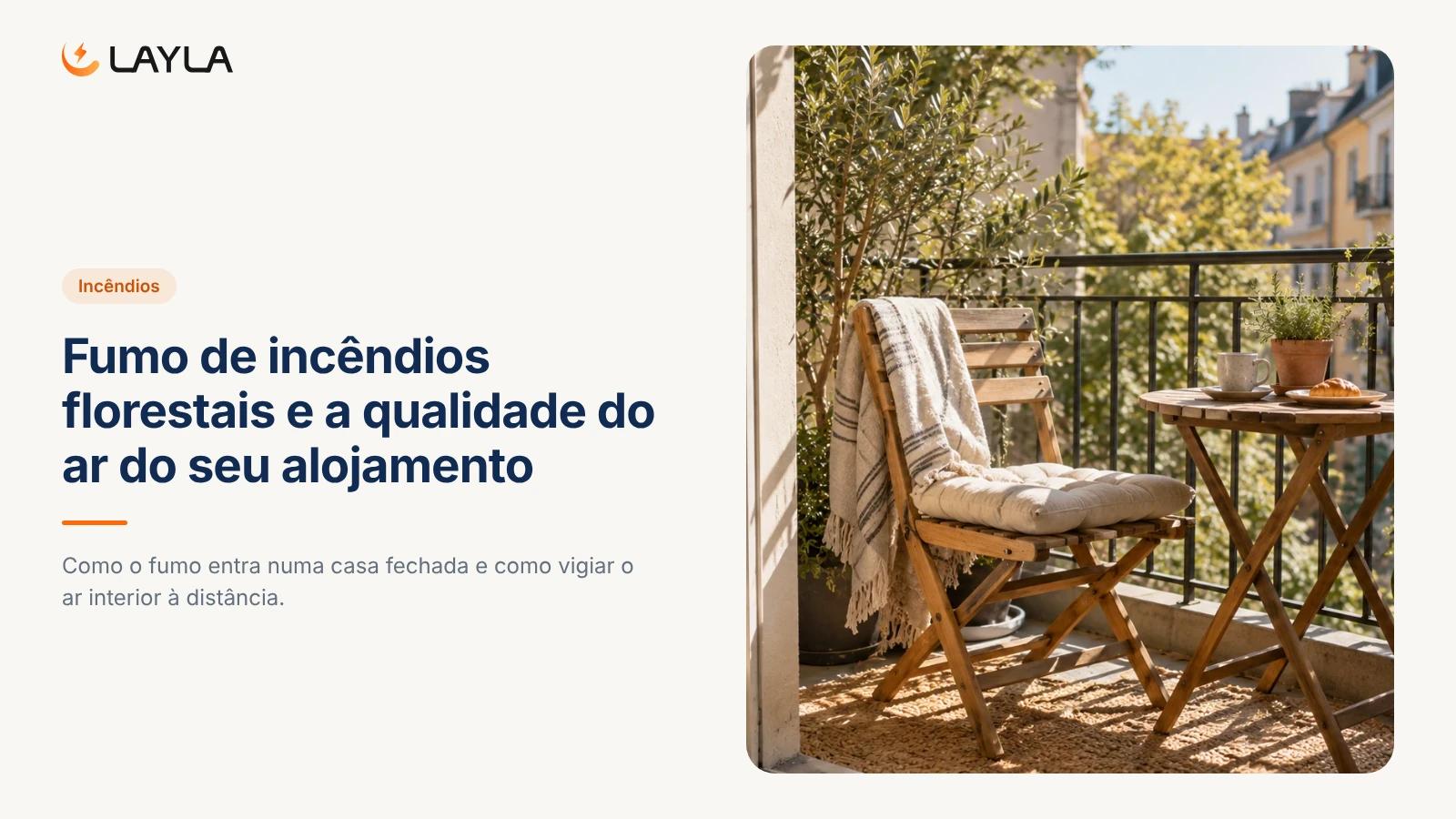 Fumo de Incêndios Florestais e a Qualidade do Ar do seu Alojamento cover
