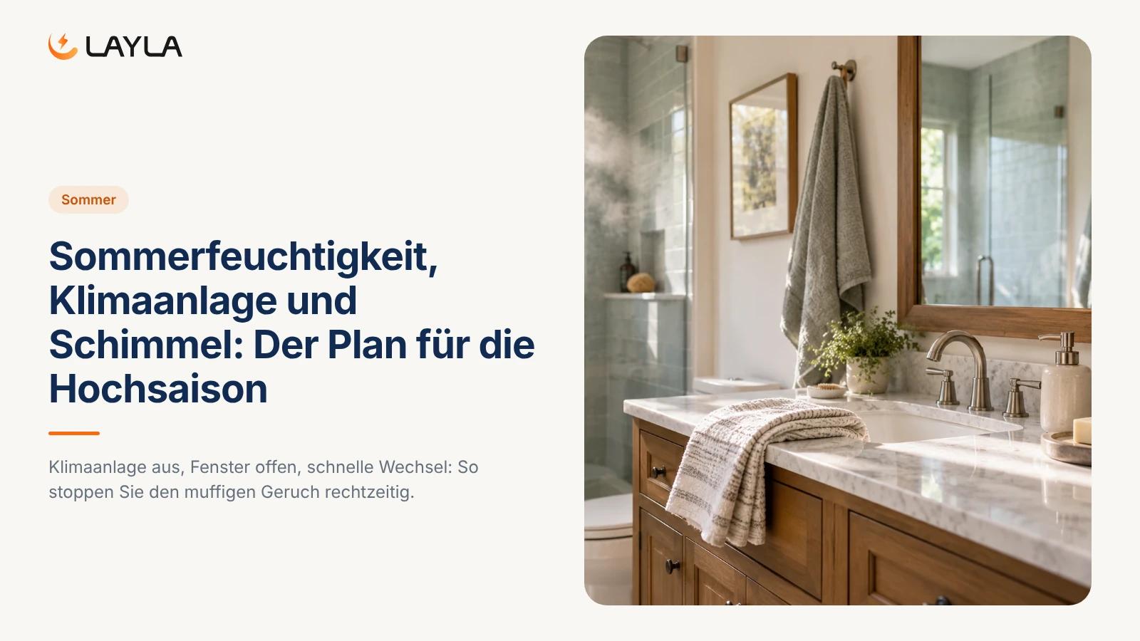Sommerfeuchtigkeit, Klimaanlage und Schimmel: Der Plan für die Hochsaison cover