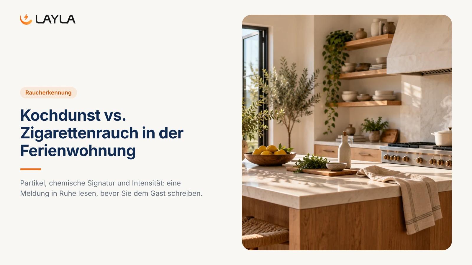 Kochdunst vs. Zigarettenrauch in der Ferienwohnung cover