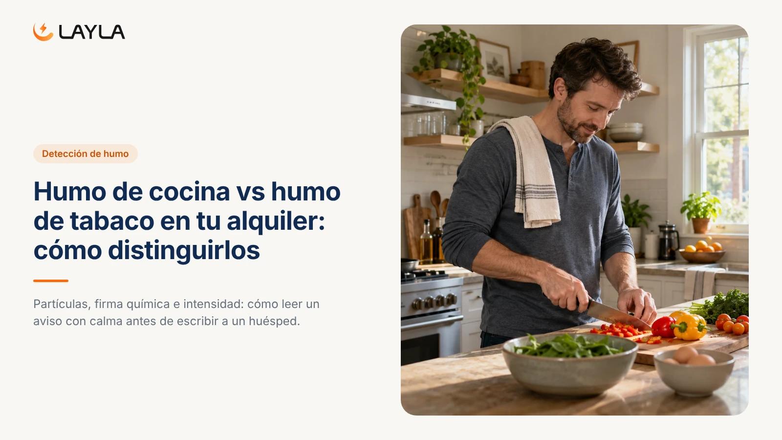 Humo de cocina vs humo de tabaco en tu alquiler: cómo distinguirlos cover