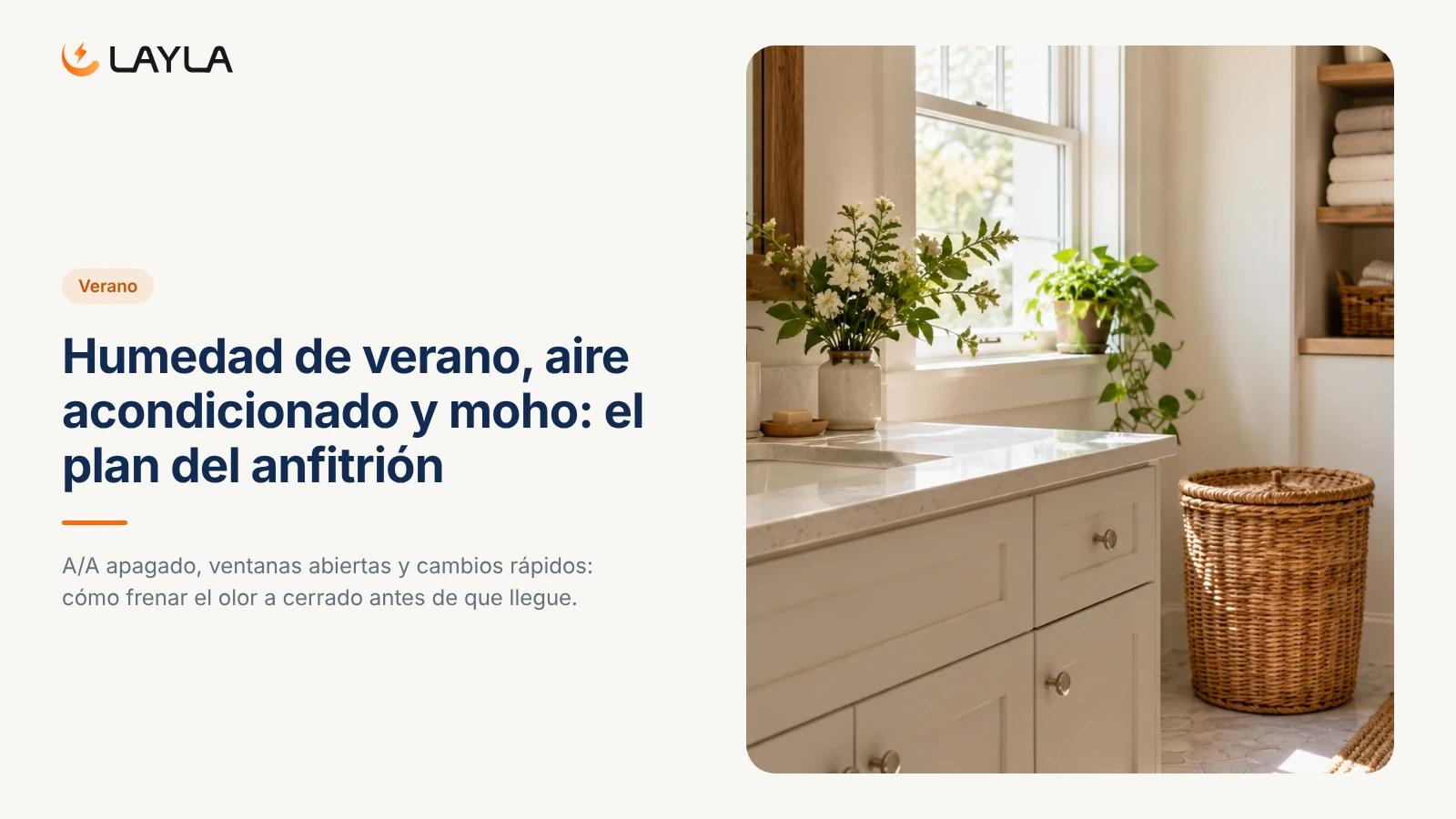 Humedad de verano, aire acondicionado y moho: el plan del anfitrión cover