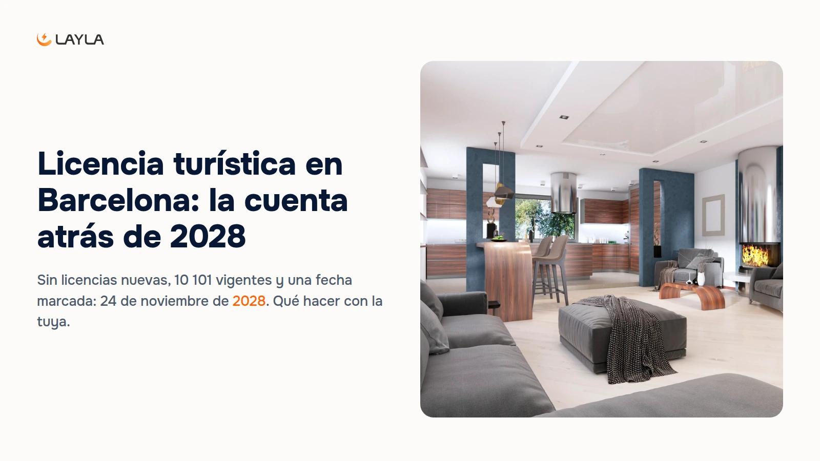Licencia turística en Barcelona: dónde estamos en 2026 y qué pasa con el apagón de 2028 cover