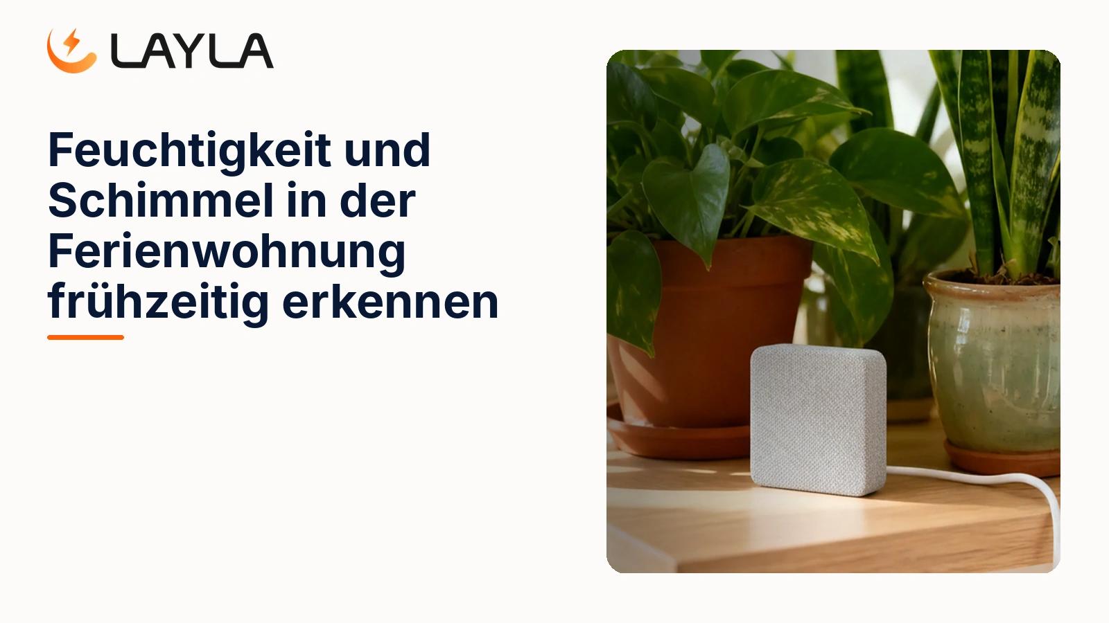 Feuchtigkeit und Schimmel in der Ferienwohnung überwachen cover