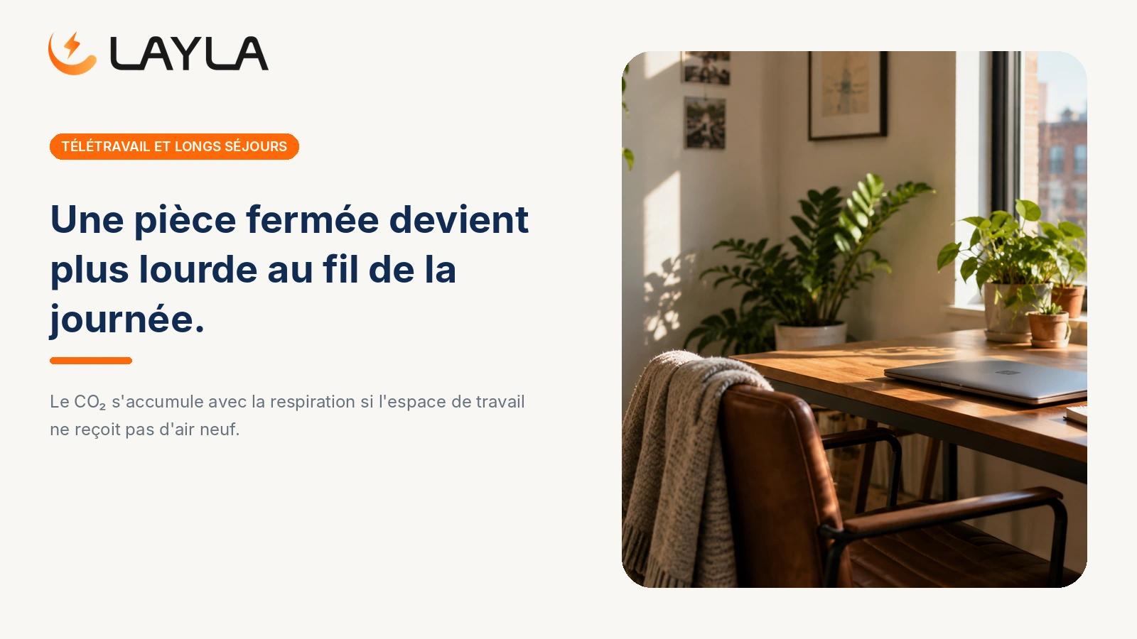Qualité de l'air, télétravail et longs séjours : le CO2 qui casse la concentration cover