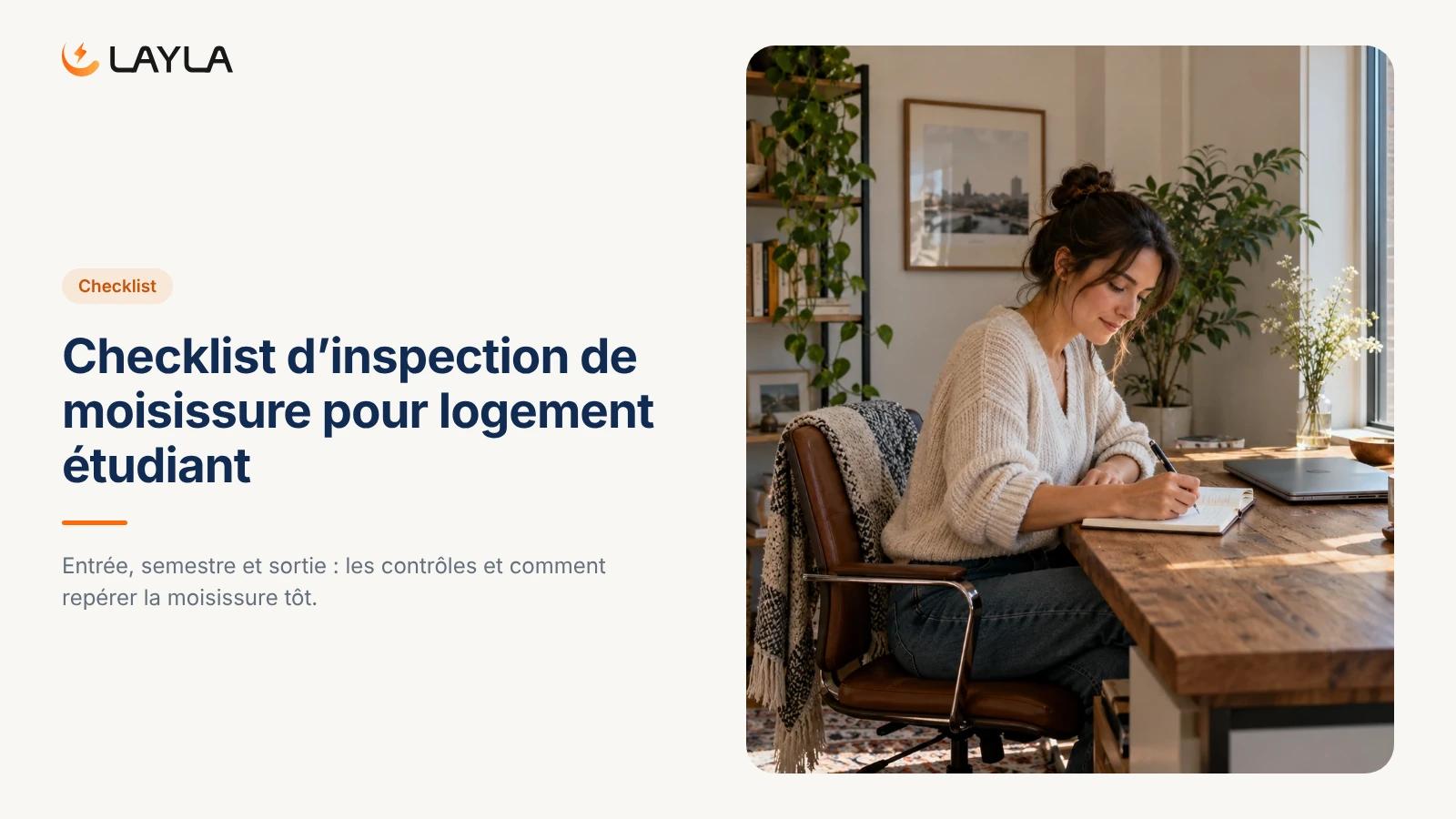 Checklist d'inspection de moisissure pour logement étudiant cover