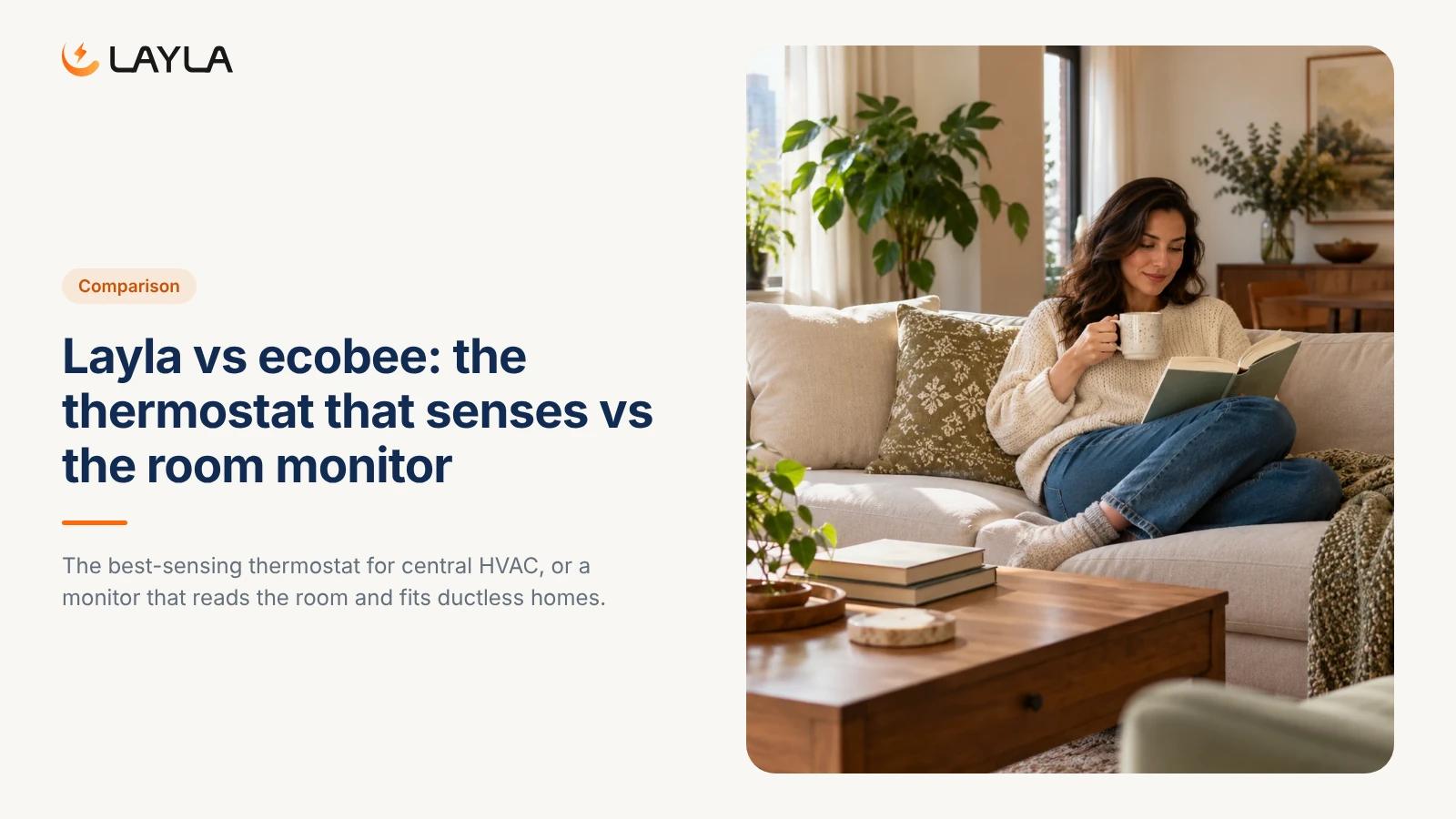 Layla vs ecobee: the thermostat that senses vs the room monitor cover