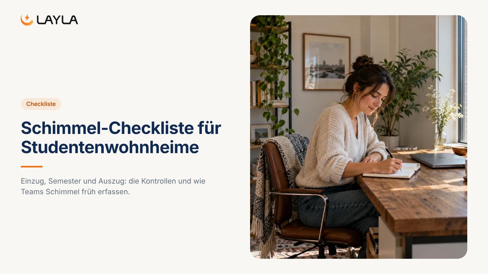 Schimmel-Checkliste für Studentenwohnheime cover